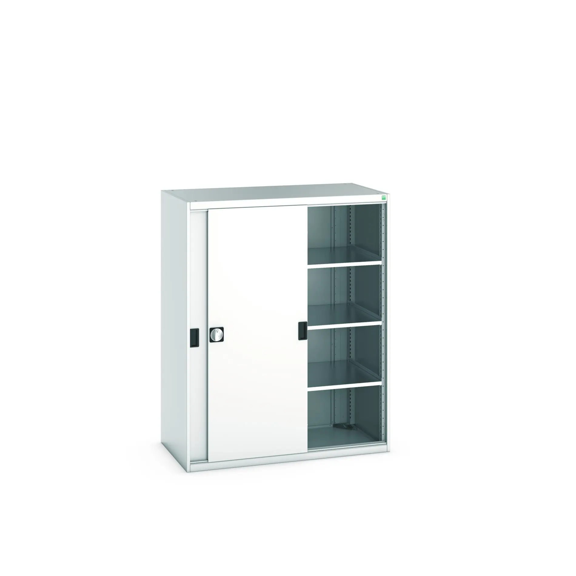 Produktfoto 1 von Bott Schrank Typ Regalschrank Freistehend 2 Tür/en 3 Regal/e 1600 mm 1300mm Abschließbar 650 mm Stahlblech