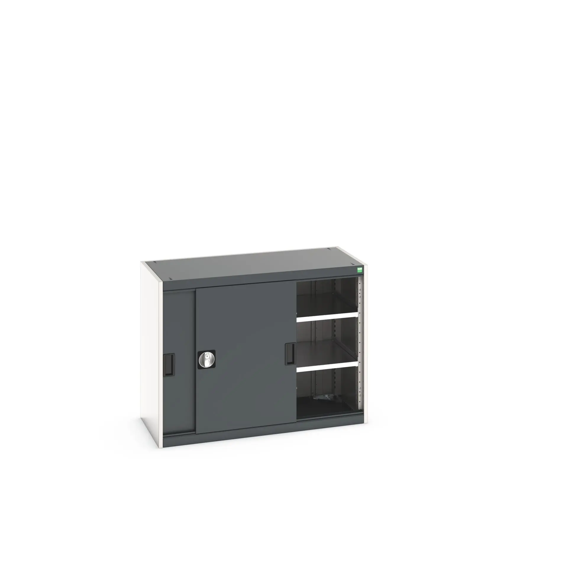 Produktfoto 1 von Bott Aufbewahrungsschrank Typ Regalschrank Freistehend 2 Tür/en 2 Regal/e 800 mm 1050 mm Ja 525 mm Stahlblech