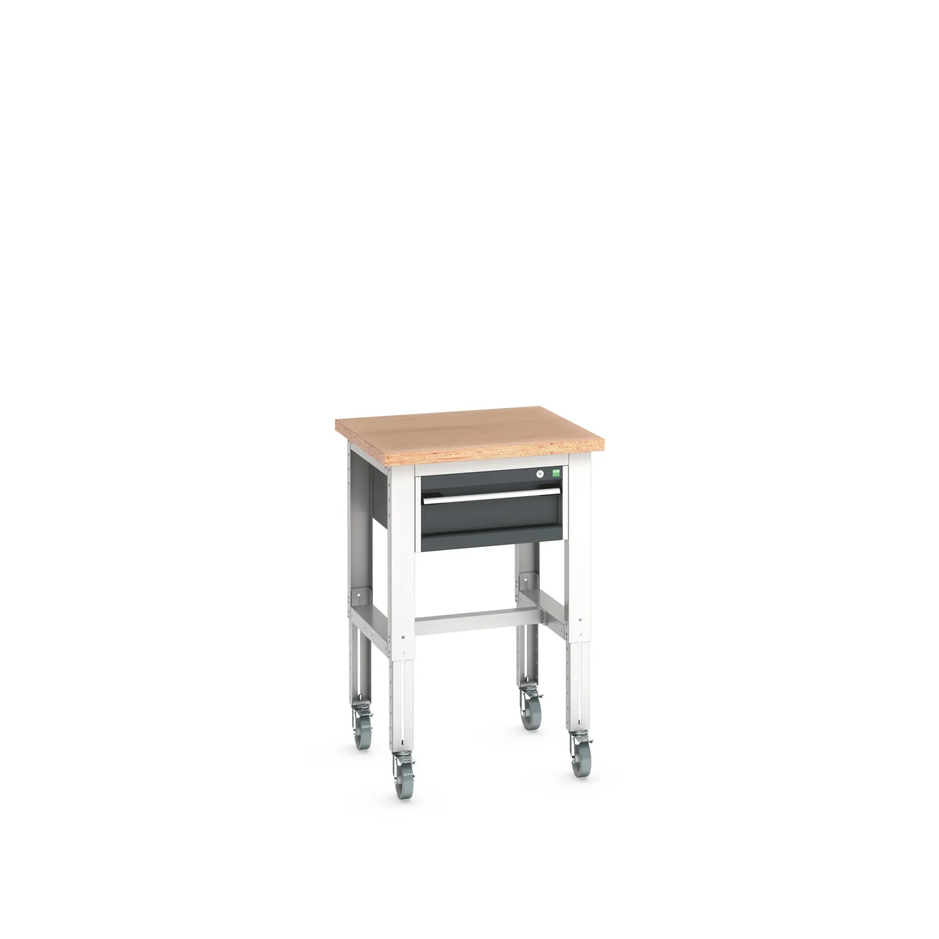Produktfoto 1 von Bott Stahlblech Werkzeugkisten und Werkzeugschränke, Typ Mobiler Arbeitstisch 1 Schubladen mit Rädern, 840 mm x 750 mm x