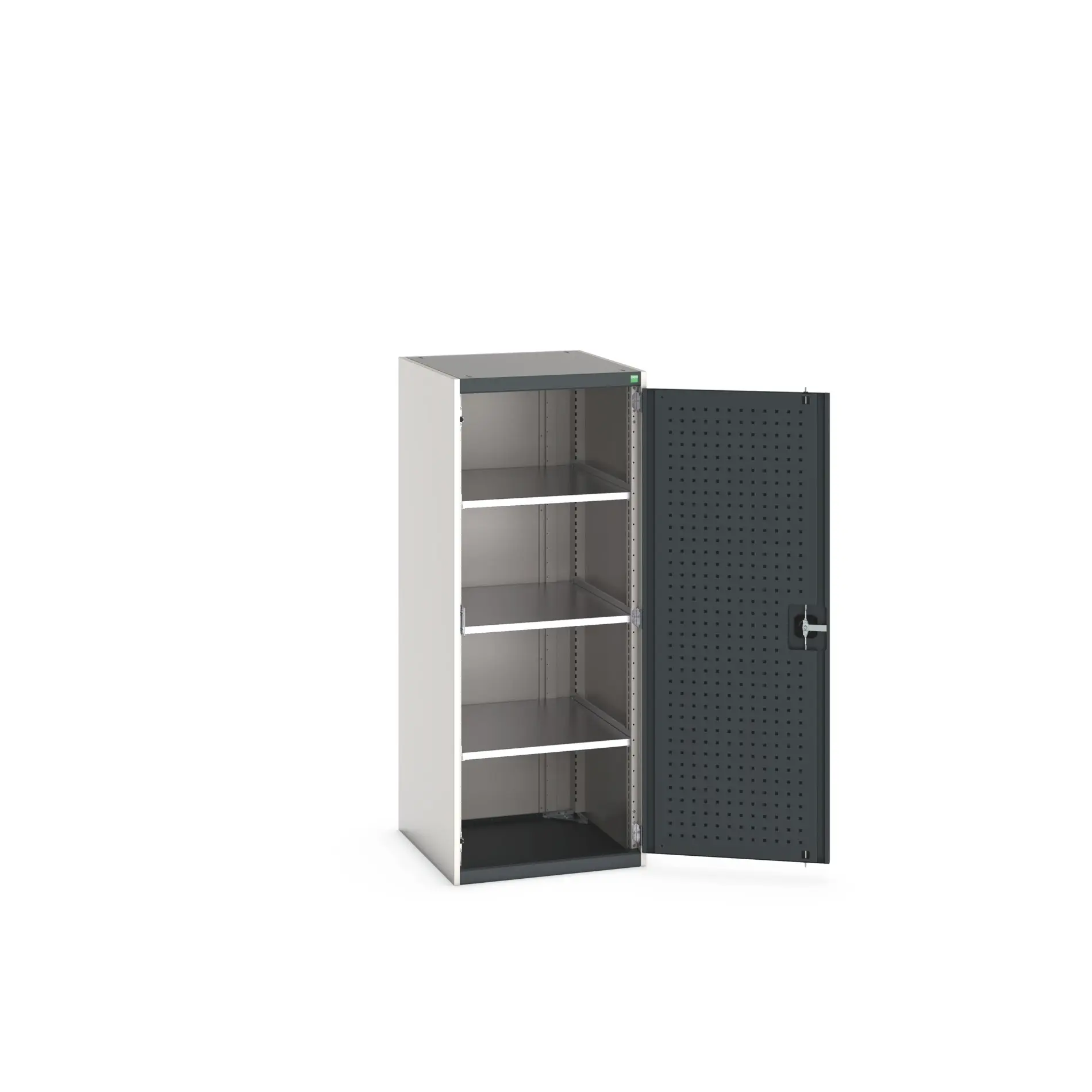 Produktfoto 1 von Bott Schrank Typ Regalschrank Bodenmontage 1 Tür/en 3 Regal/e Stahlblech