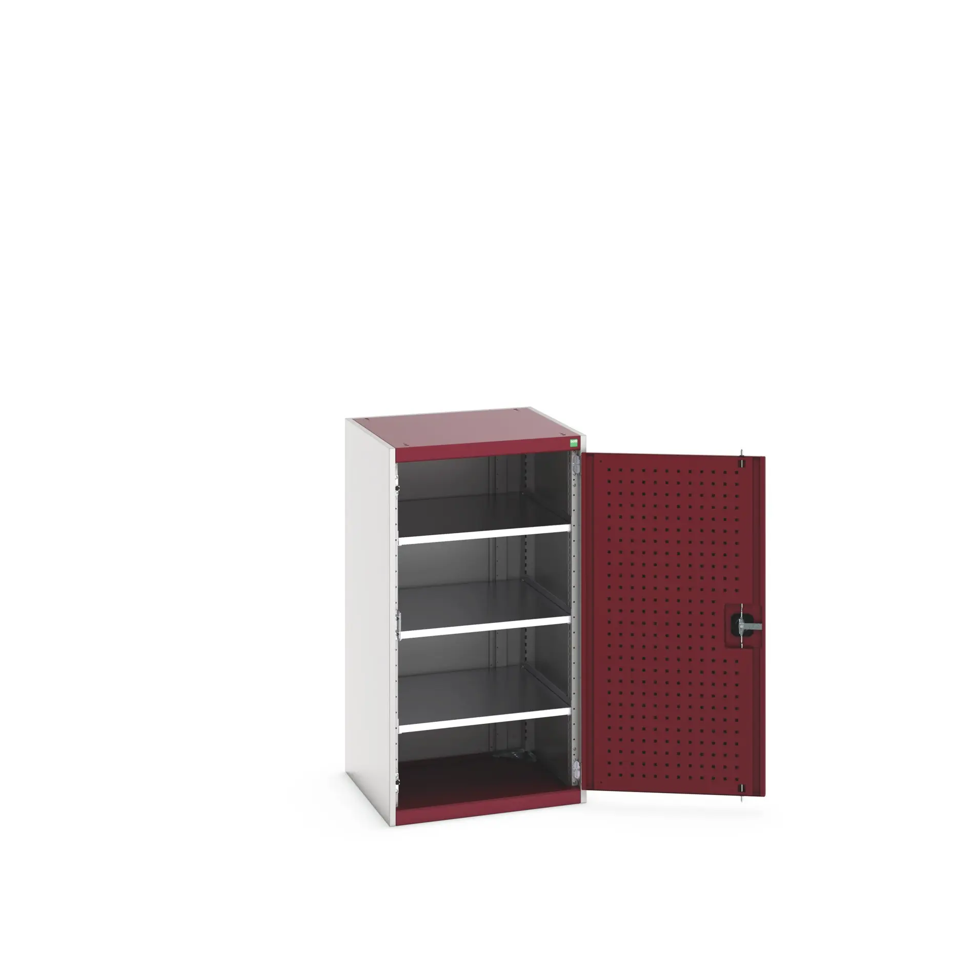 Produktfoto 1 von Bott Aufbewahrungsschrank Typ Regalschrank Freistehend 1 Tür/en 3 Regal/e 1200 mm 650 mm Ja 650 mm Stahlblech