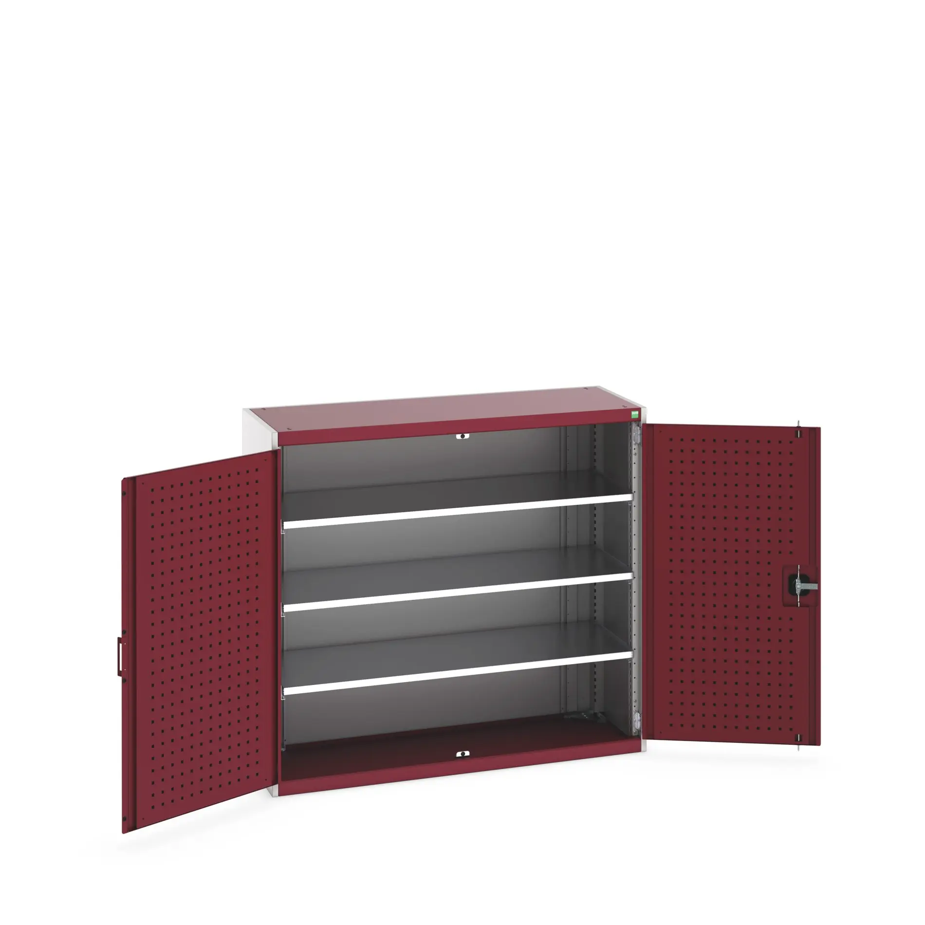 Produktfoto 1 von Bott Aufbewahrungsschrank Typ Regalschrank Freistehend 2 Tür/en 3 Regal/e 1200 mm 1300 mm Ja 525 mm Stahlblech