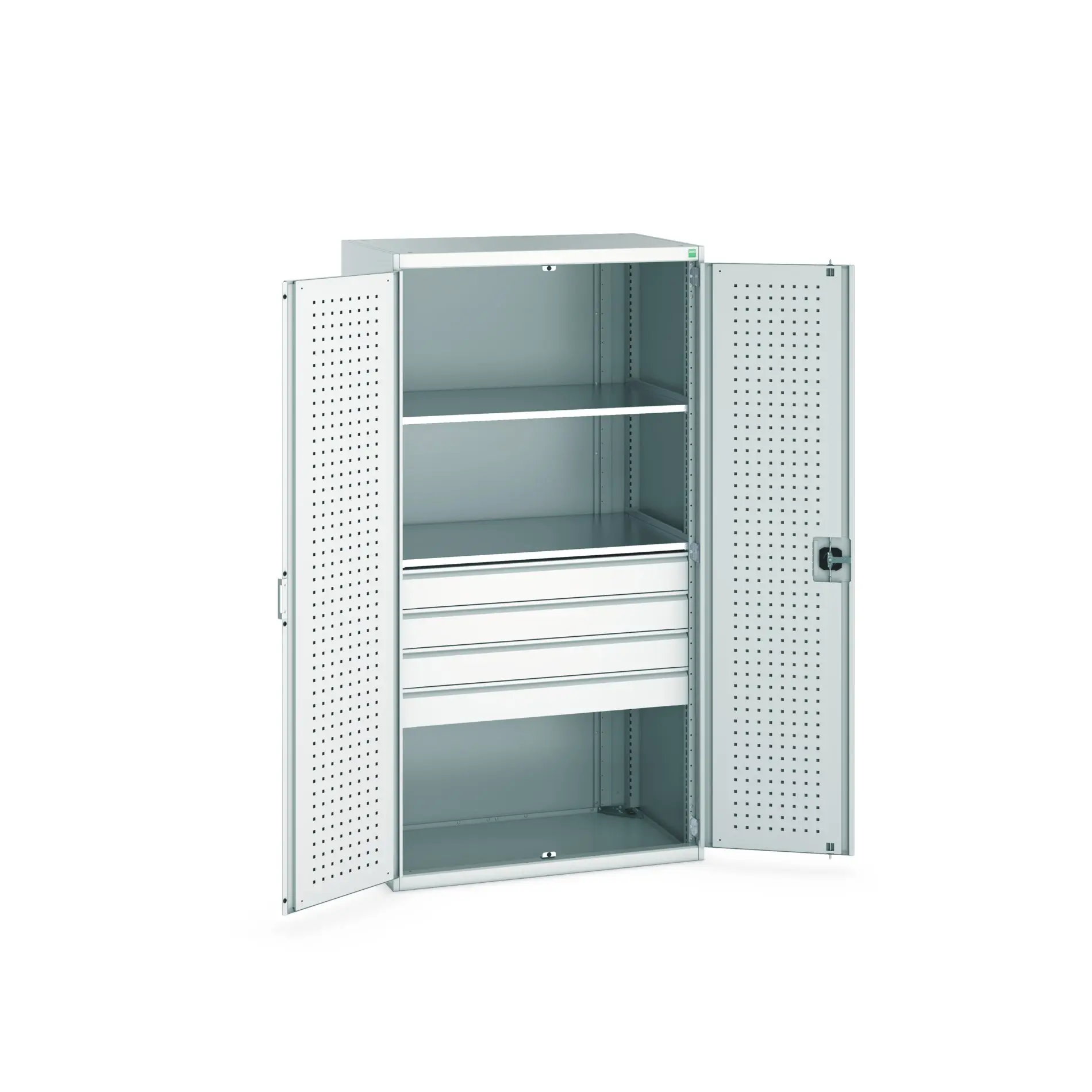 Produktfoto 1 von Bott Aufbewahrungsschrank Typ Bestückter Schrank Freistehend 2 Tür/en 2 Regal/e 4 Schublade/n 2000 mm 1050 mm Ja 650 mm