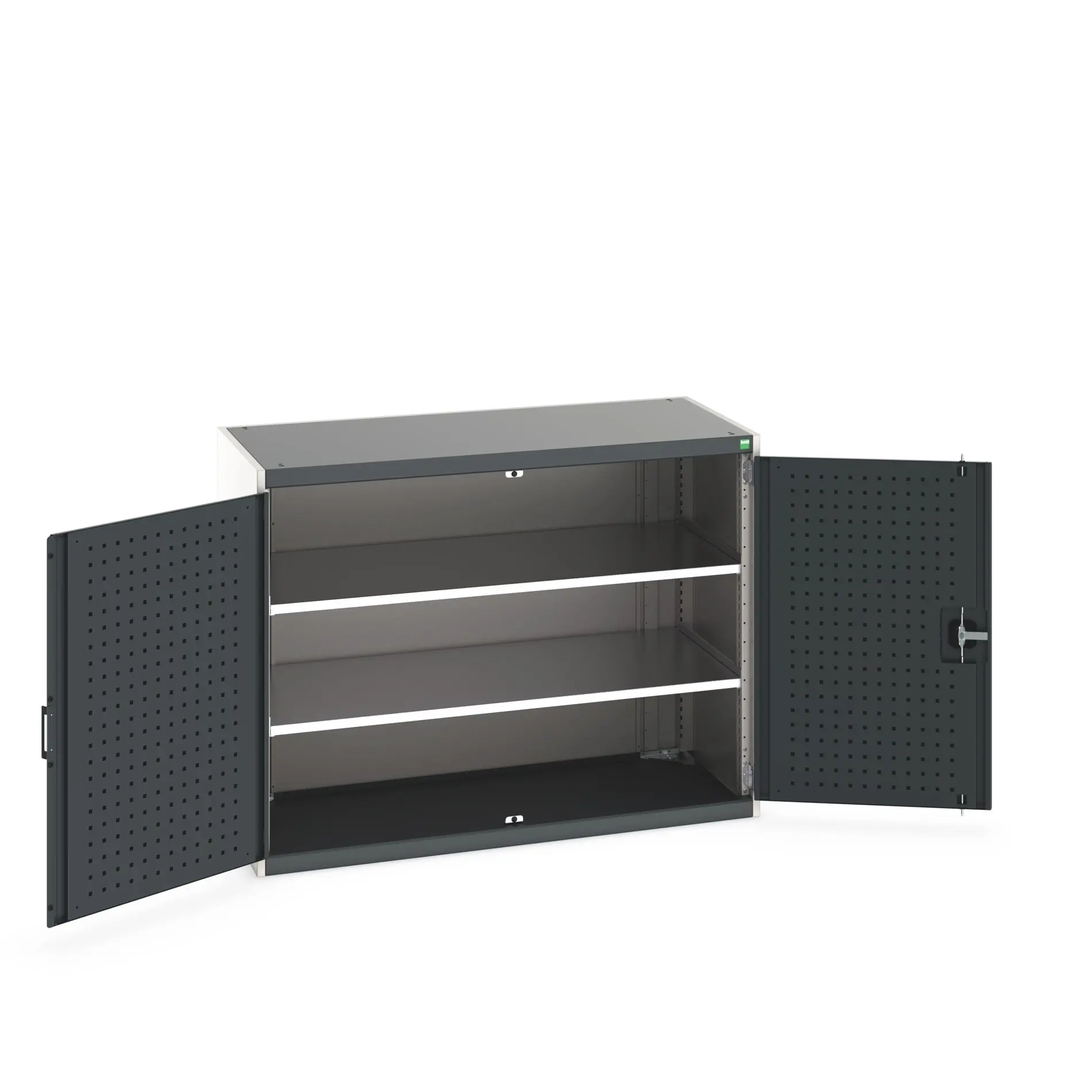 Produktfoto 1 von Bott Aufbewahrungsschrank Typ Regalschrank Freistehend 2 Tür/en 2 Regal/e 1000 mm 1300 mm Ja 650 mm Stahlblech