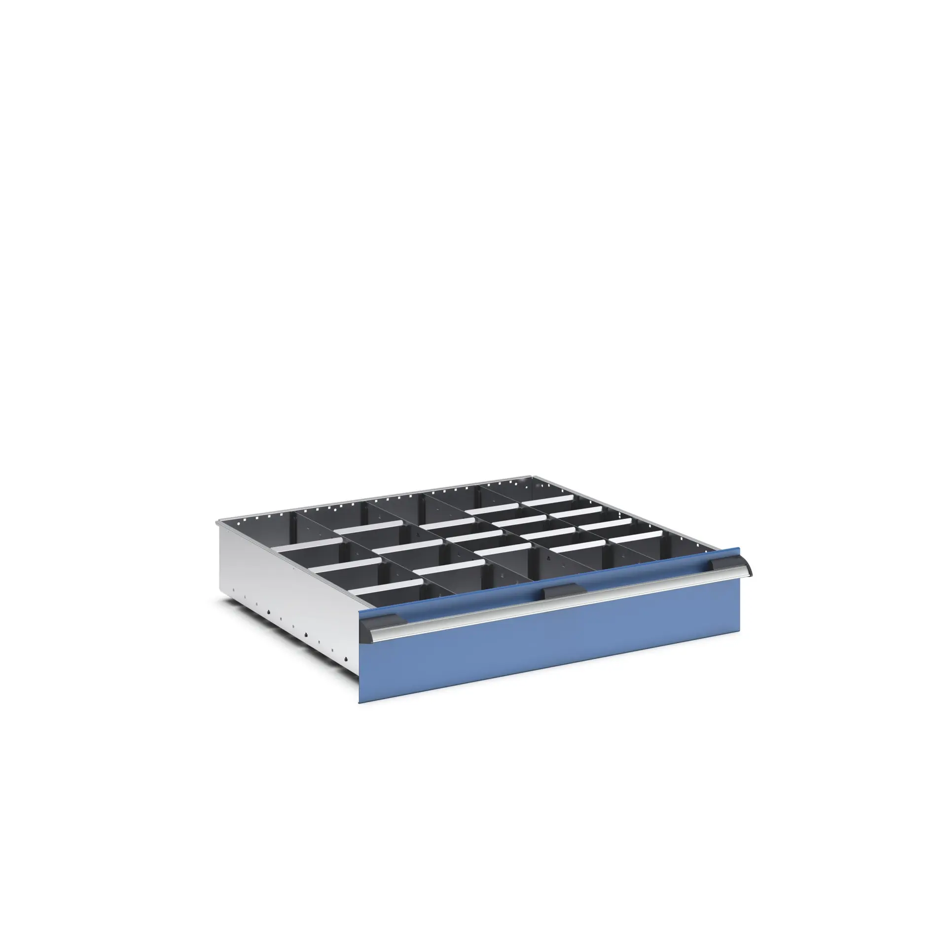 Produktfoto 1 von Bott Teiler Sortiment, Typ Trennwand für Schubladen, Stahlblech, Silber 800 X 750 X 150mm