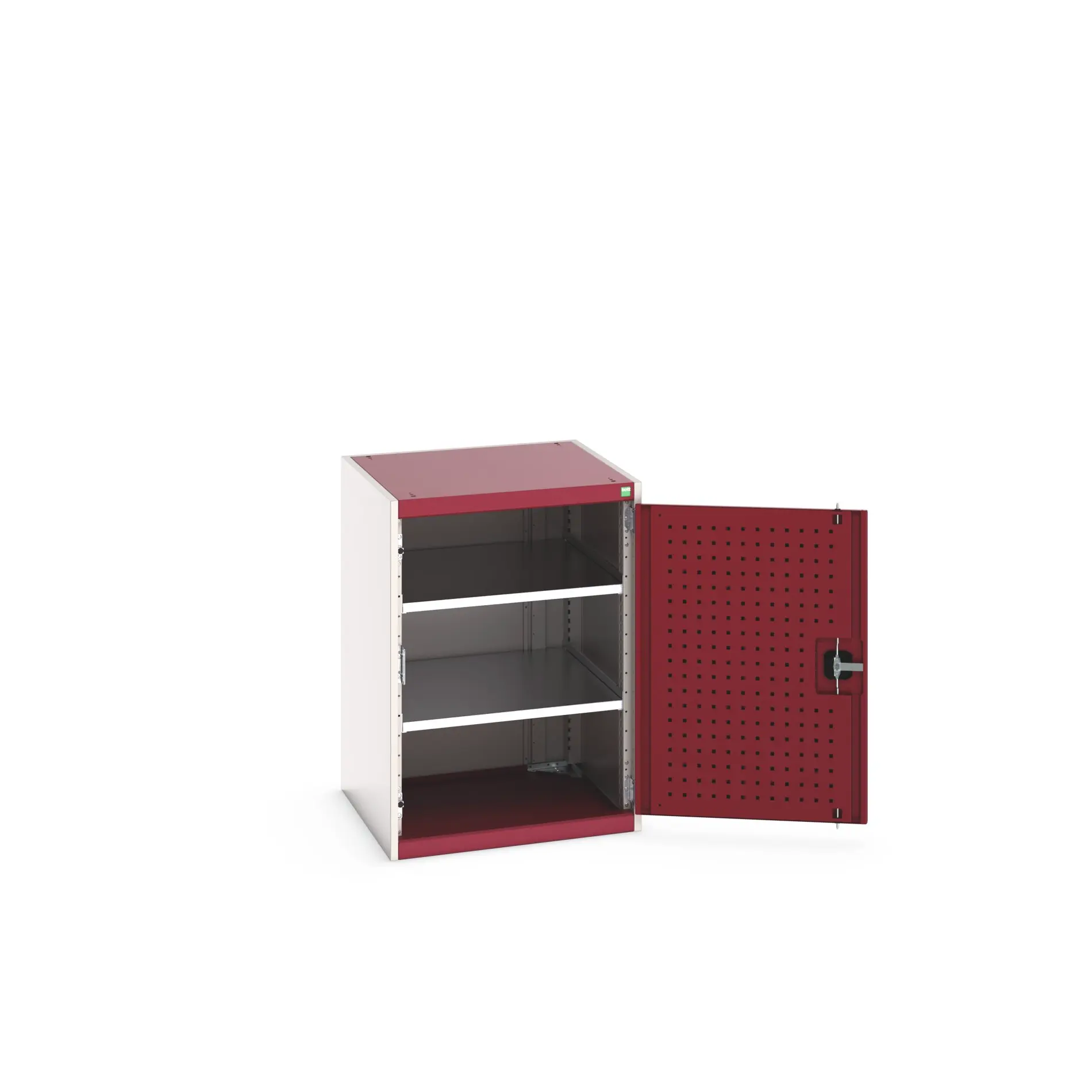 Produktfoto 1 von Bott Aufbewahrungsschrank Typ Regalschrank Freistehend 1 Tür/en 2 Regal/e 900 mm 650 mm Ja 650 mm Stahlblech