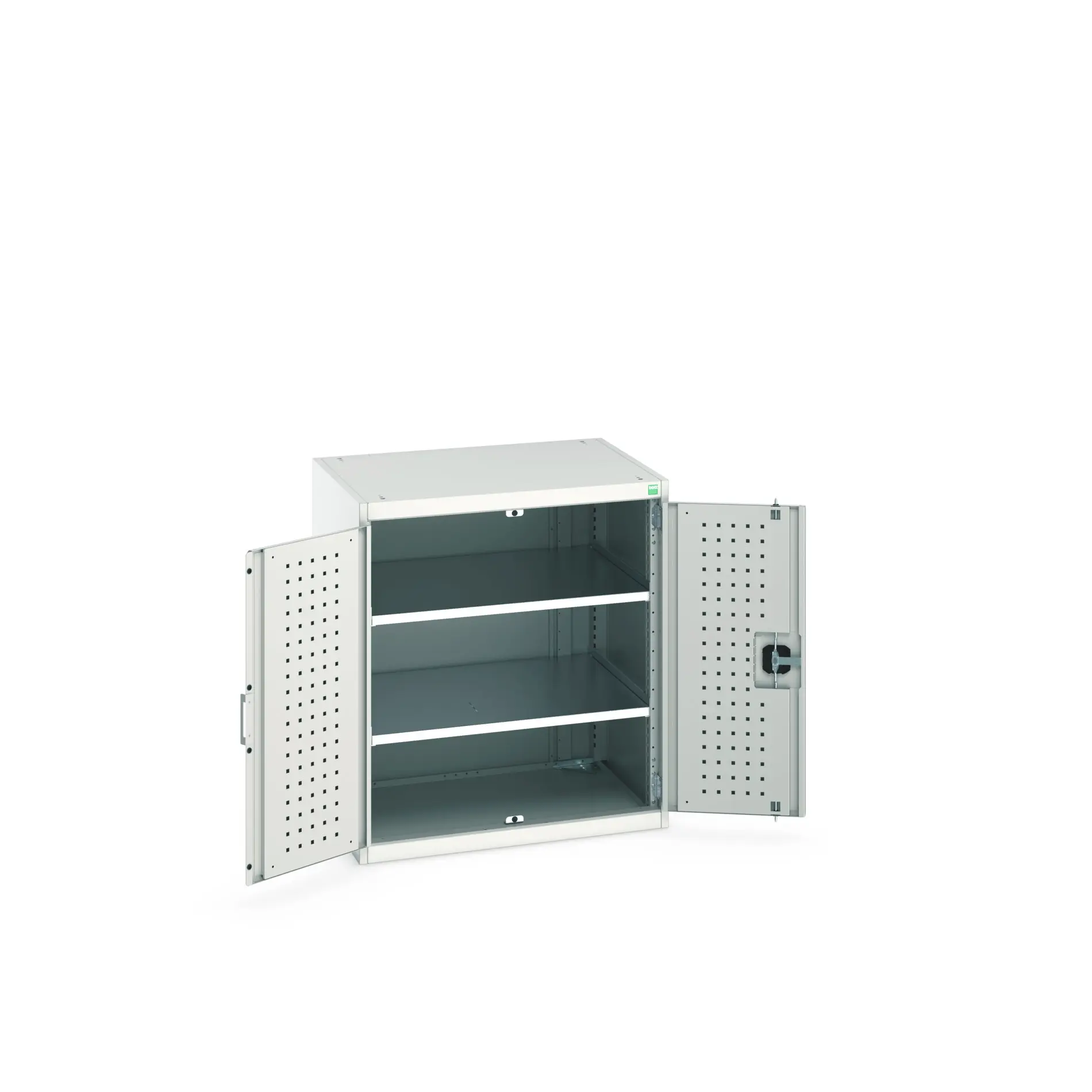 Produktfoto 1 von Bott Schrank Typ Regalschrank Bodenmontage 2 Tür/en 2 Regal/e Stahlblech