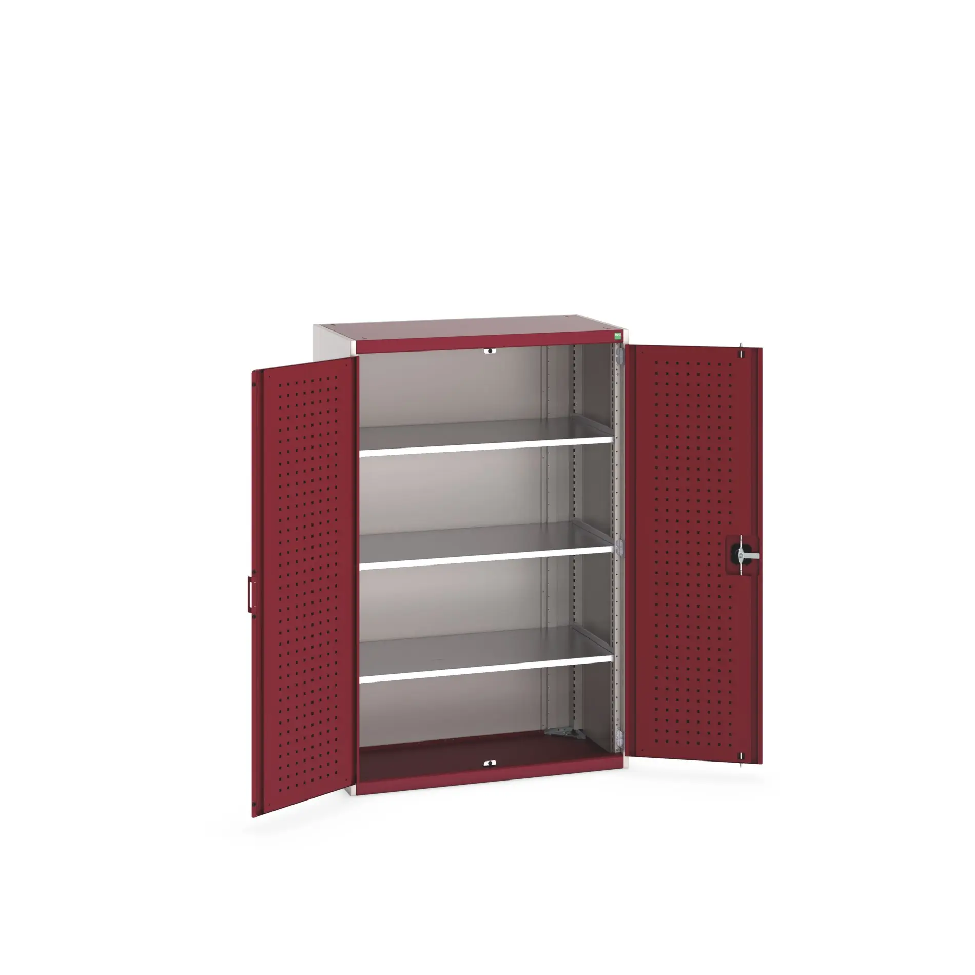 Produktfoto 1 von Bott Schrank Typ Regalschrank Bodenmontage 2 Tür/en 3 Regal/e Stahlblech