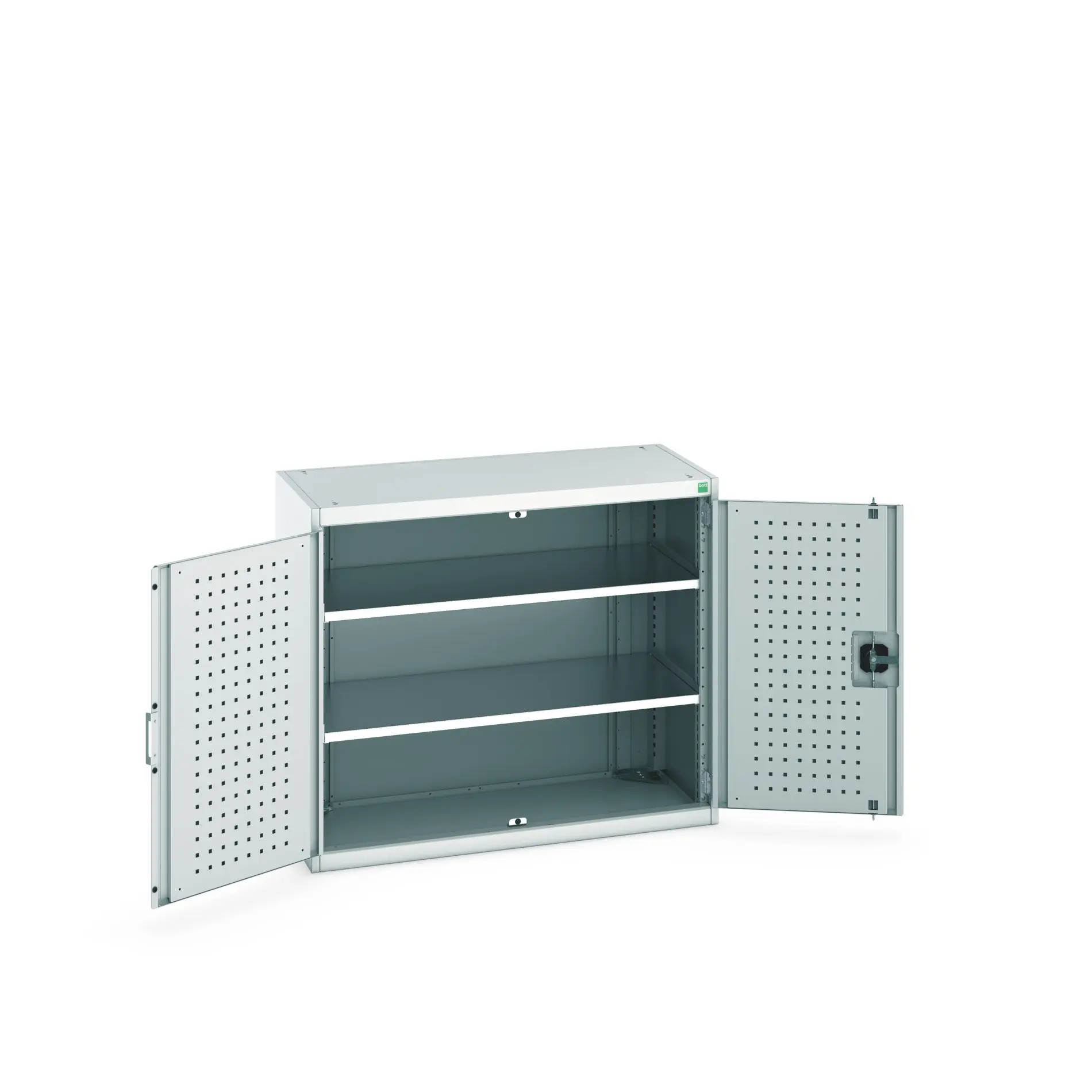 Produktfoto 1 von Bott Aufbewahrungsschrank Typ Schrank Freistehend 2 Tür/en 2 Regal/e 900 mm 1050 mm Ja 525 mm Stahl