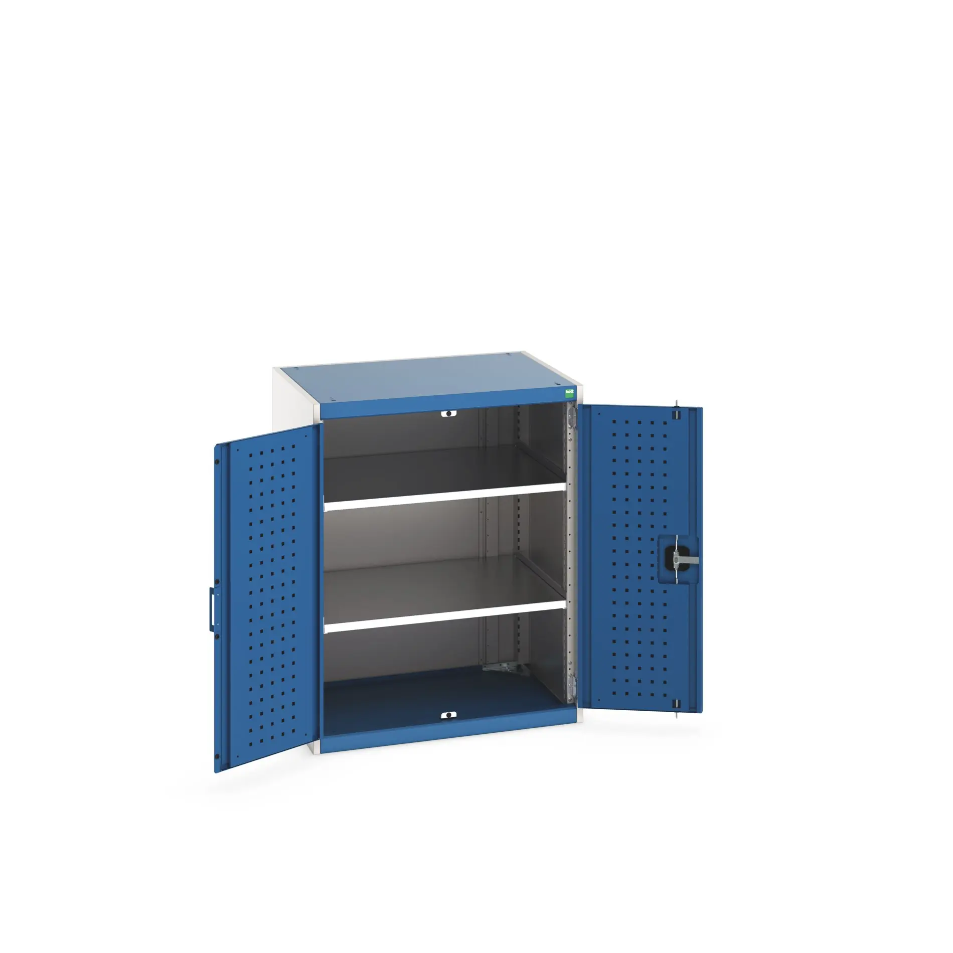 Produktfoto 1 von Bott Aufbewahrungsschrank Typ Schrank Freistehend 2 Tür/en 3 Regal/e 1000 mm 80 mm Ja 650 mm Stahl