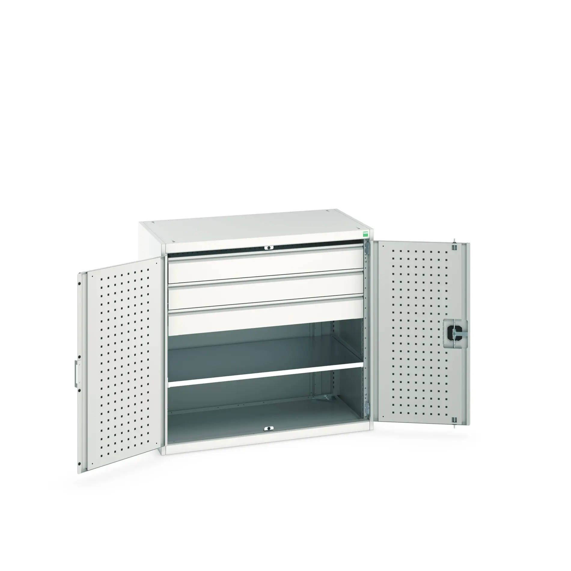 Produktfoto 1 von Bott Aufbewahrungsschrank Typ Schrank Freistehend 2 Tür/en 1 Regal/e 1000 mm 1050 mm Ja 650 mm Stahl