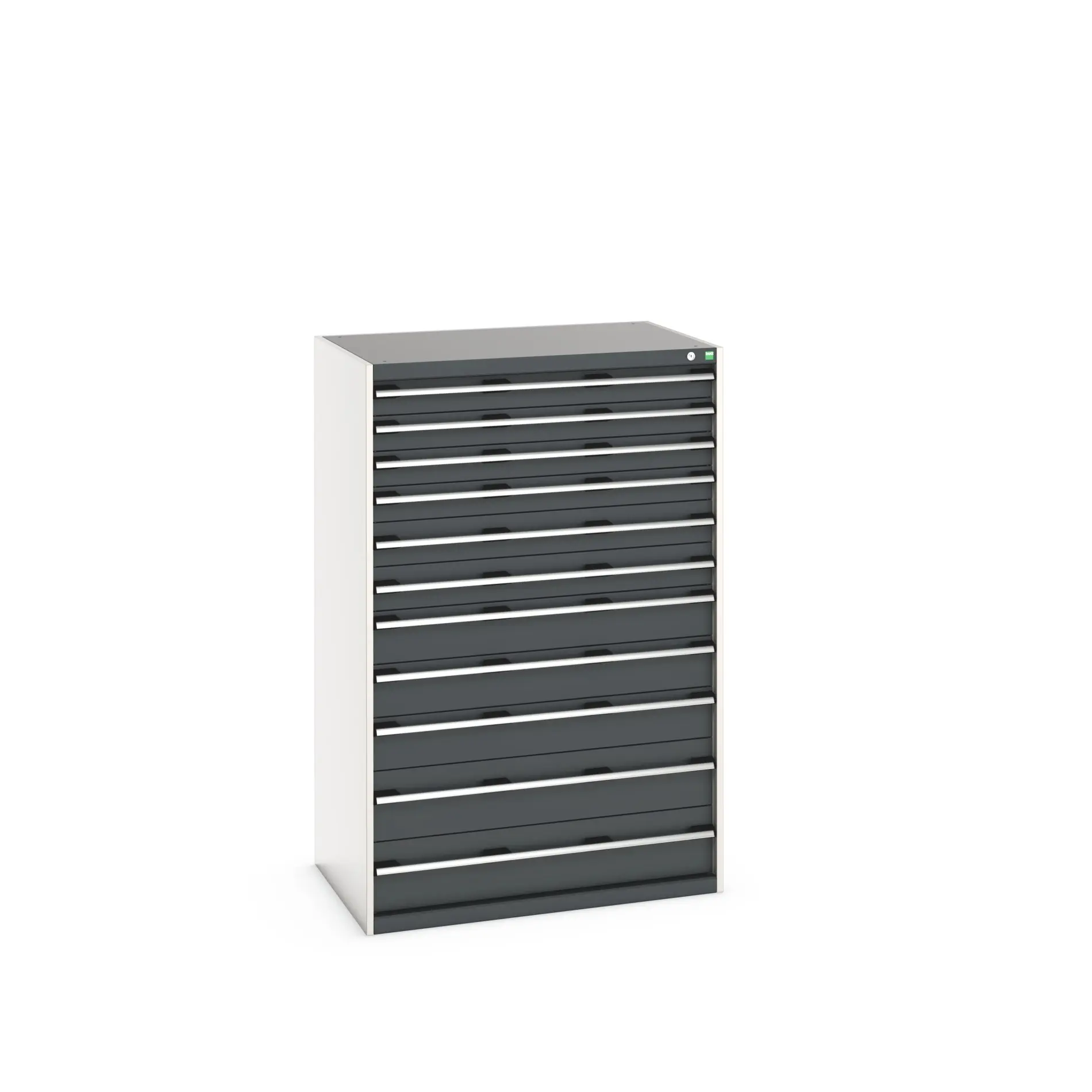 Produktfoto 1 von Bott 11 Stahl Schubladenbehälter Schrank Grau, 1600 mm x 750 mm x 1050 mm