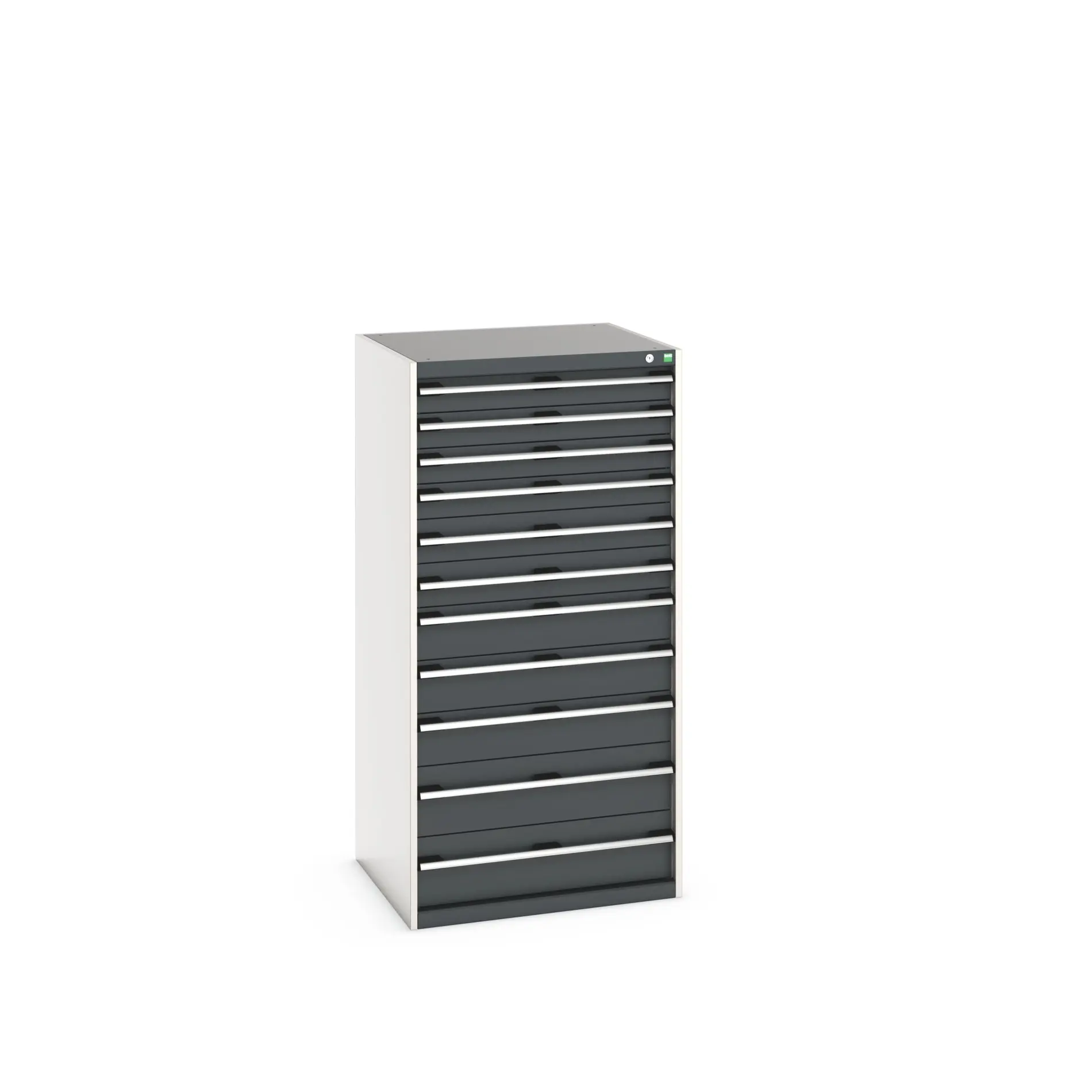 Produktfoto 1 von Bott 11 Stahl Schubladenbehälter Schrank Grau, 1600 mm x 750 mm x 800 mm