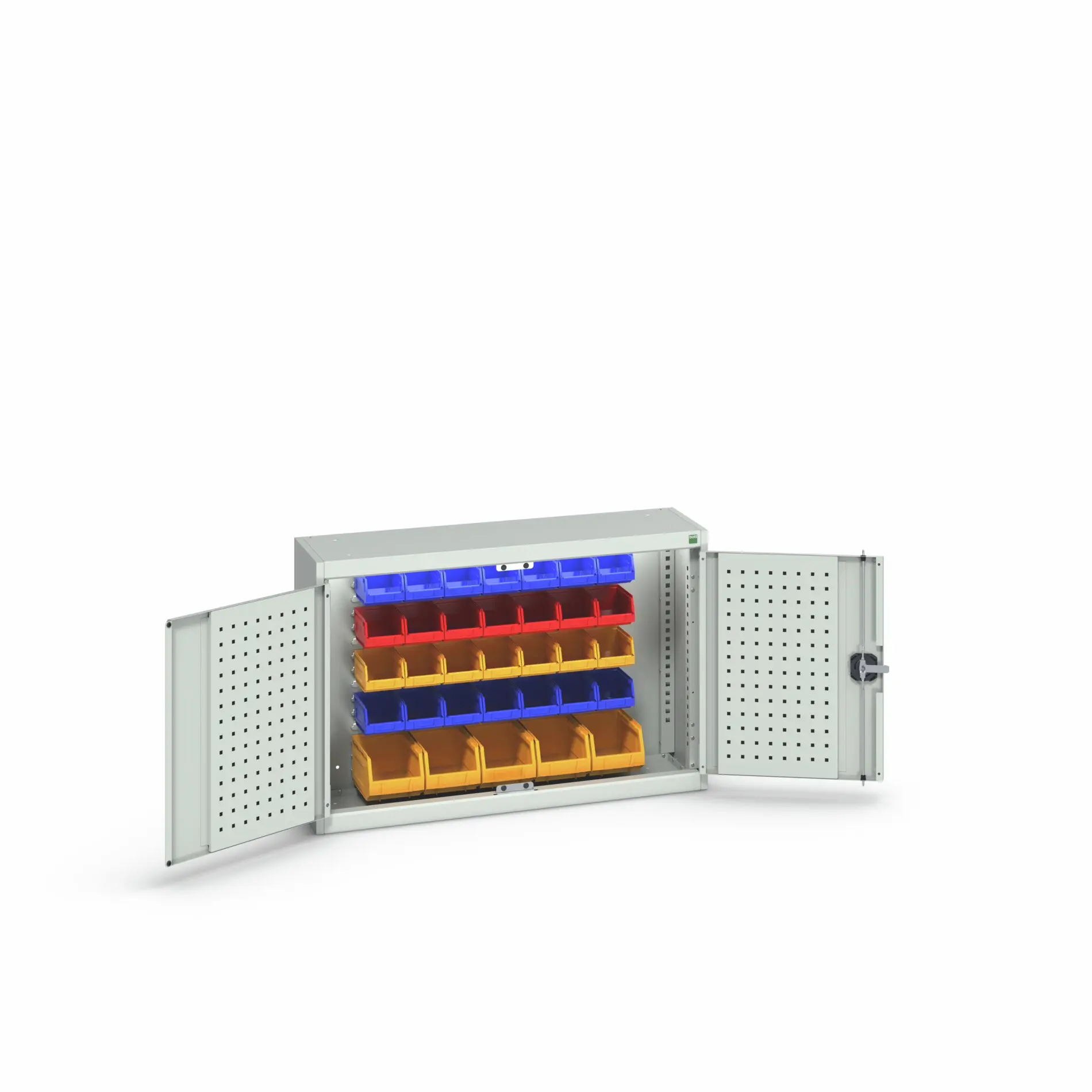 Produktfoto 1 von Bott Aufbewahrungsschrank Typ Wandschrank Freistehend 2 Tür/en 700 mm 1050 mm 325 mm Stahl