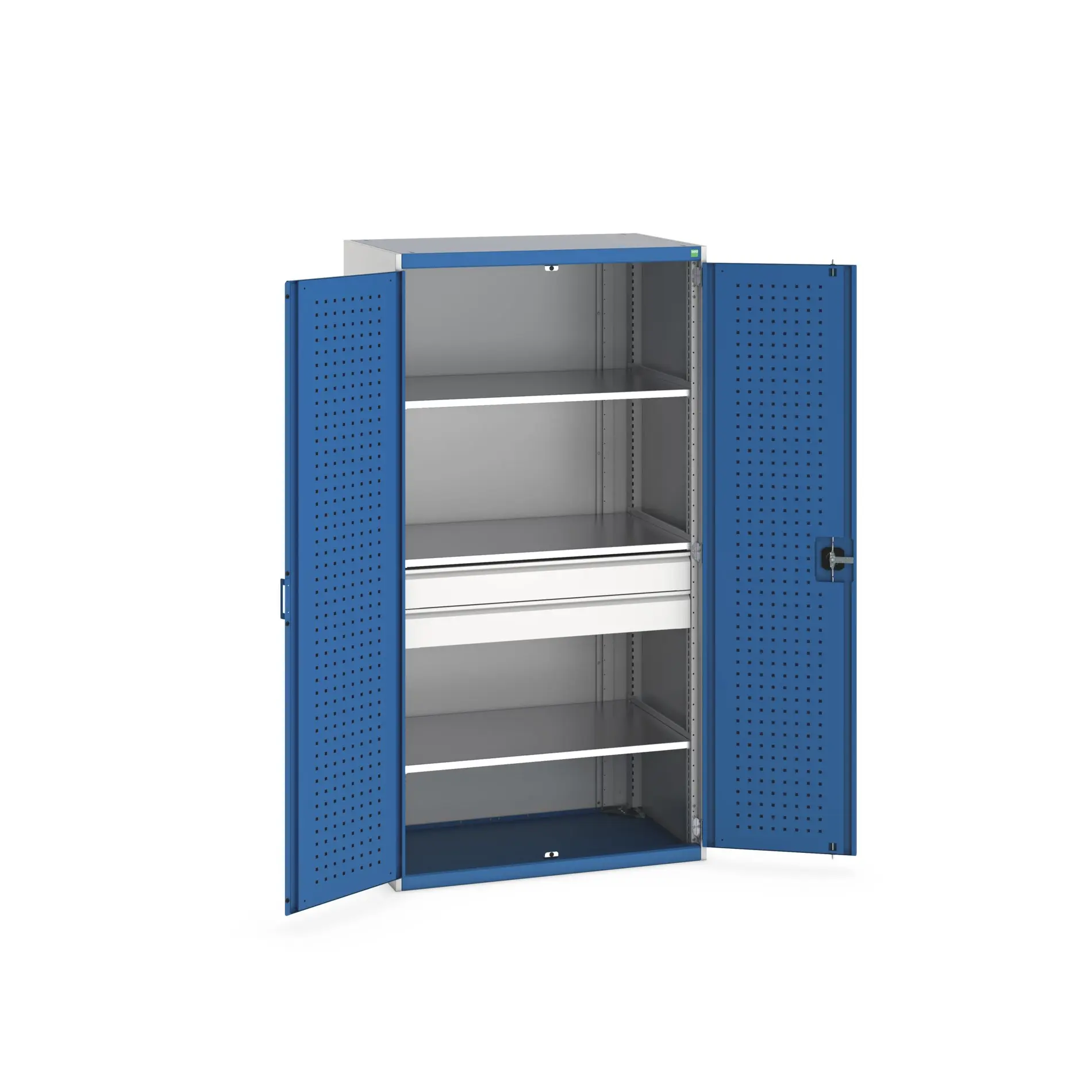Produktfoto 1 von Bott Aufbewahrungsschrank Typ Bestückter Schrank Freistehend 2 Tür/en 3 Regal/e 2 Schublade/n 2000 mm 1050 mm Ja 650 mm