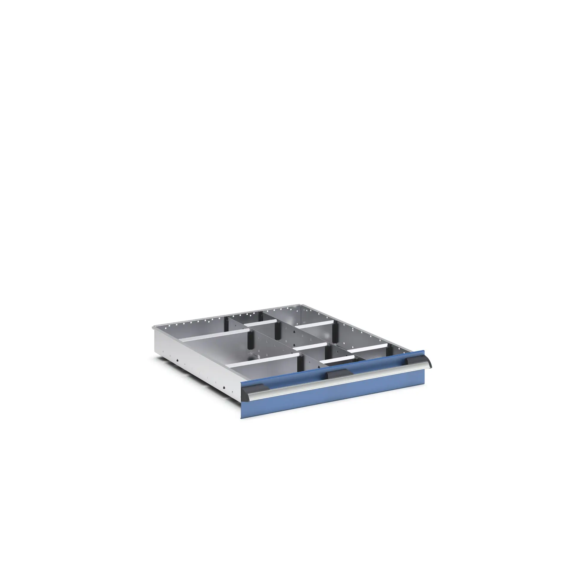 Produktfoto 1 von Bott Trennwandset, Typ Trennwand für Schubladen, Stahlblech, Silber