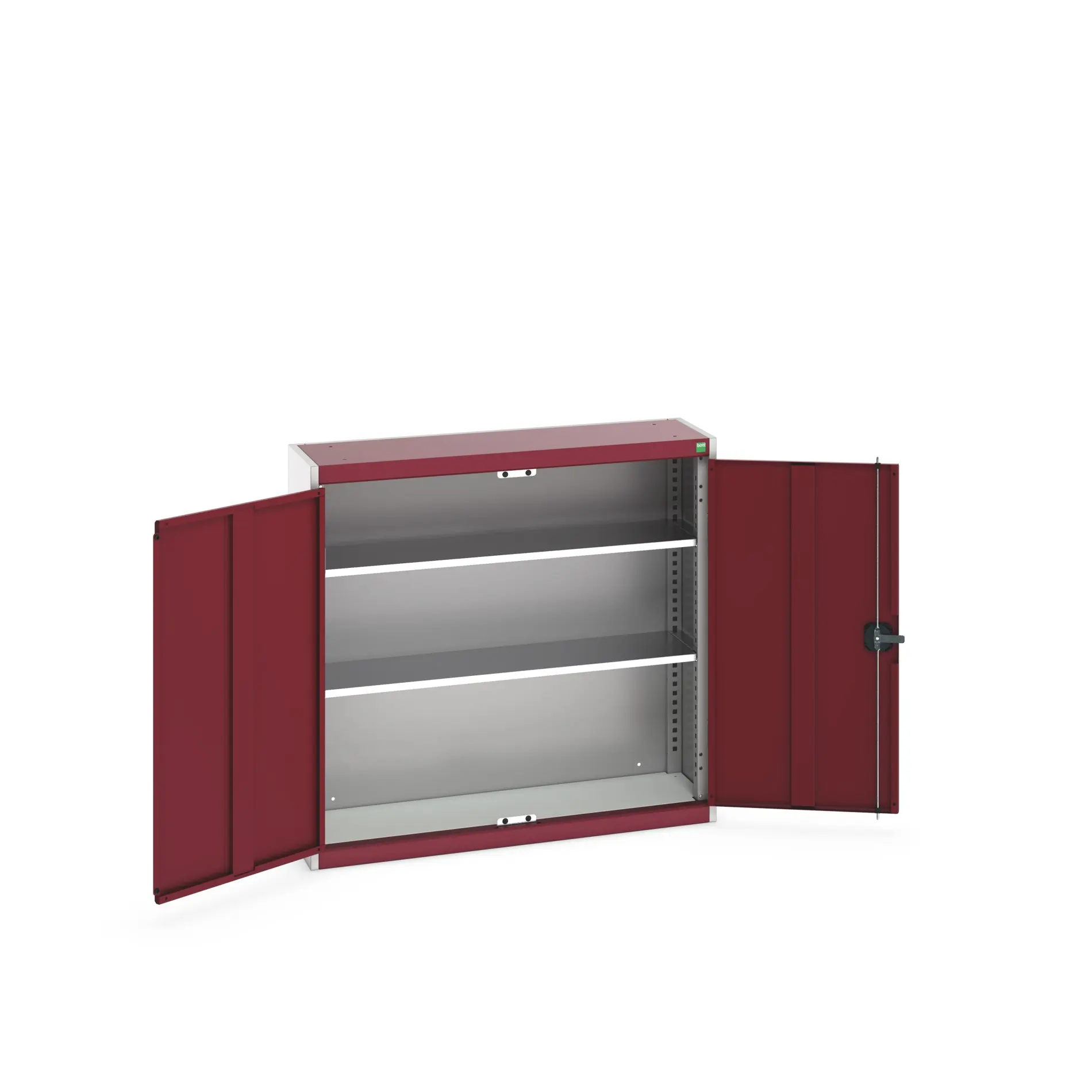 Produktfoto 1 von Bott Schrank Typ Regalschrank Bodenmontage 2 Tür/en 2 Regal/e Stahlblech