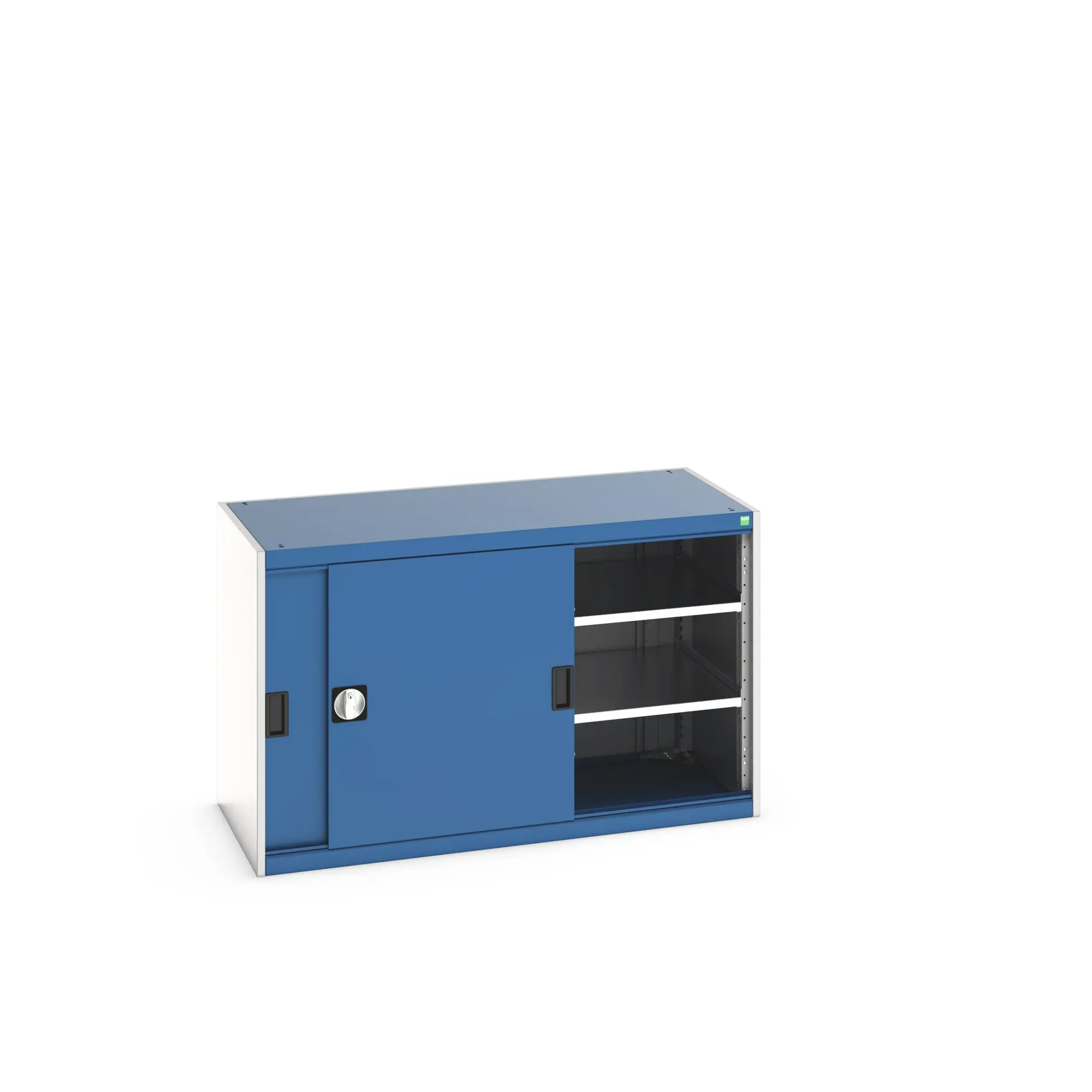 Produktfoto 1 von Bott Schrank Typ Regalschrank Bodenmontage 2 Tür/en 2 Regal/e Stahlblech