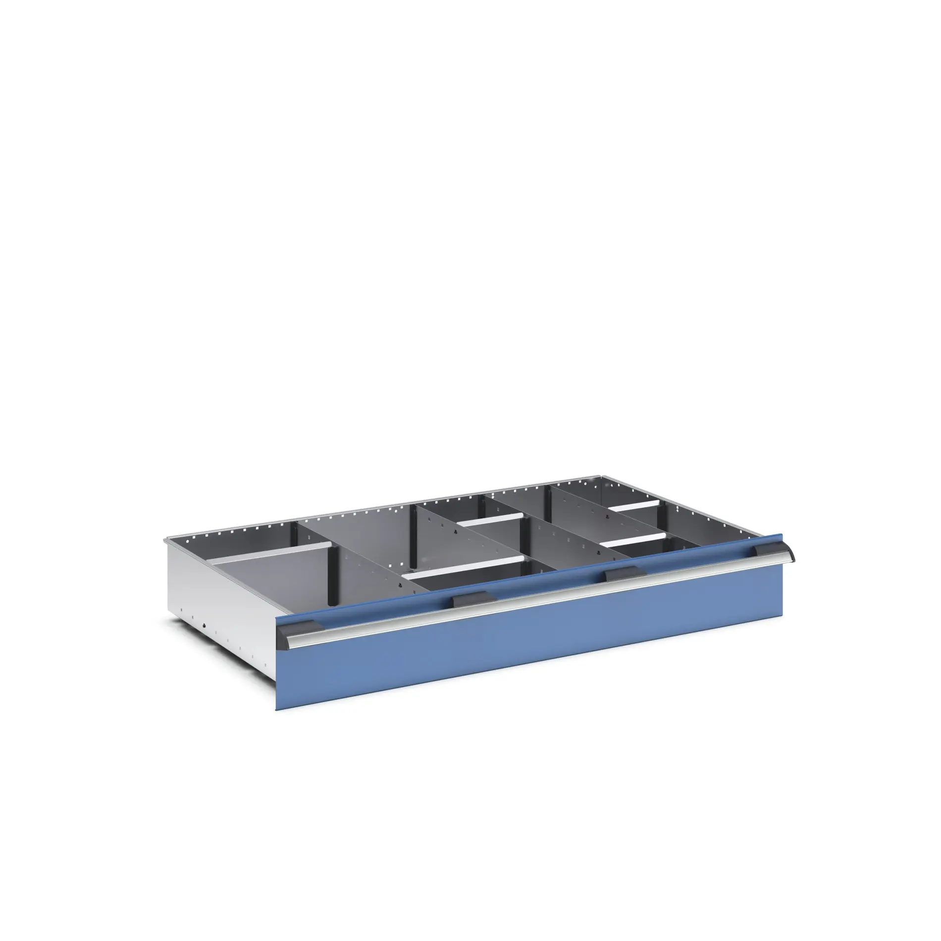Produktfoto 1 von Bott Trennwandset, Typ Trennwand für Schubladen, Stahlblech, Silber