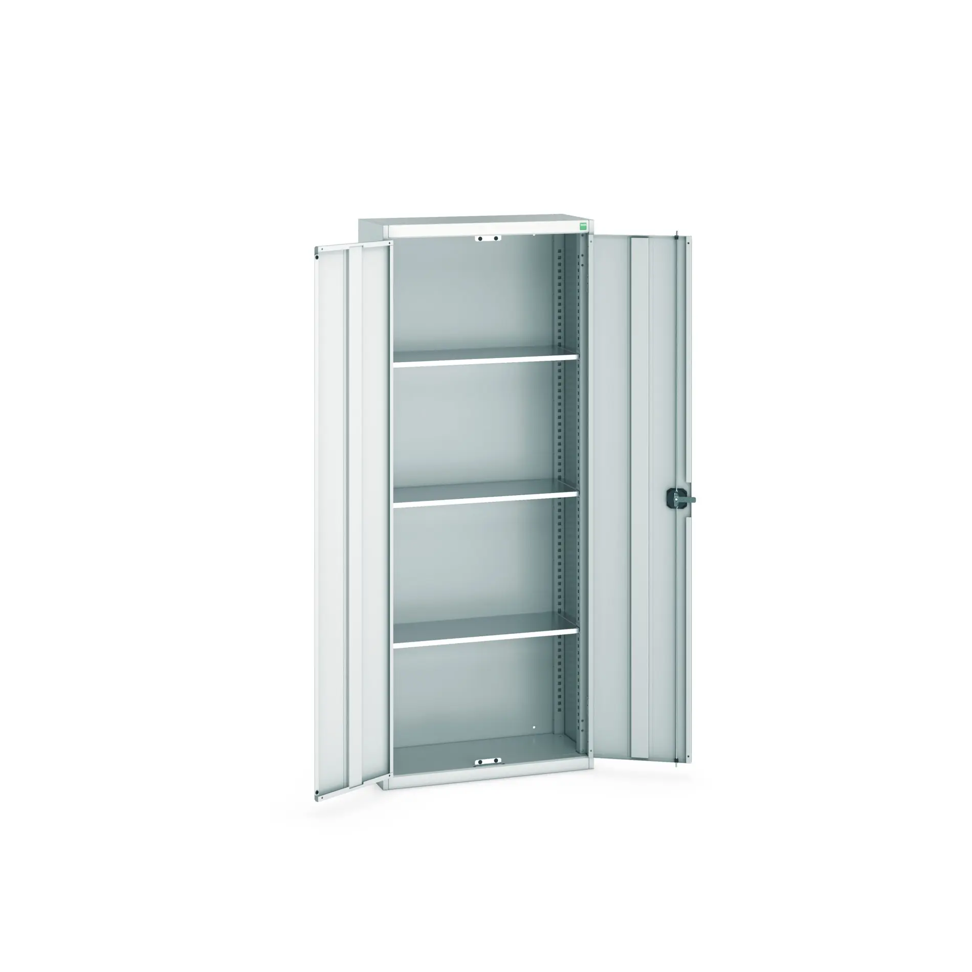 Produktfoto 1 von Bott Aufbewahrungsschrank Typ Regalschrank Freistehend 2 Tür/en 3 Regal/e 2000 mm 80 mm 325 mm Stahlblech