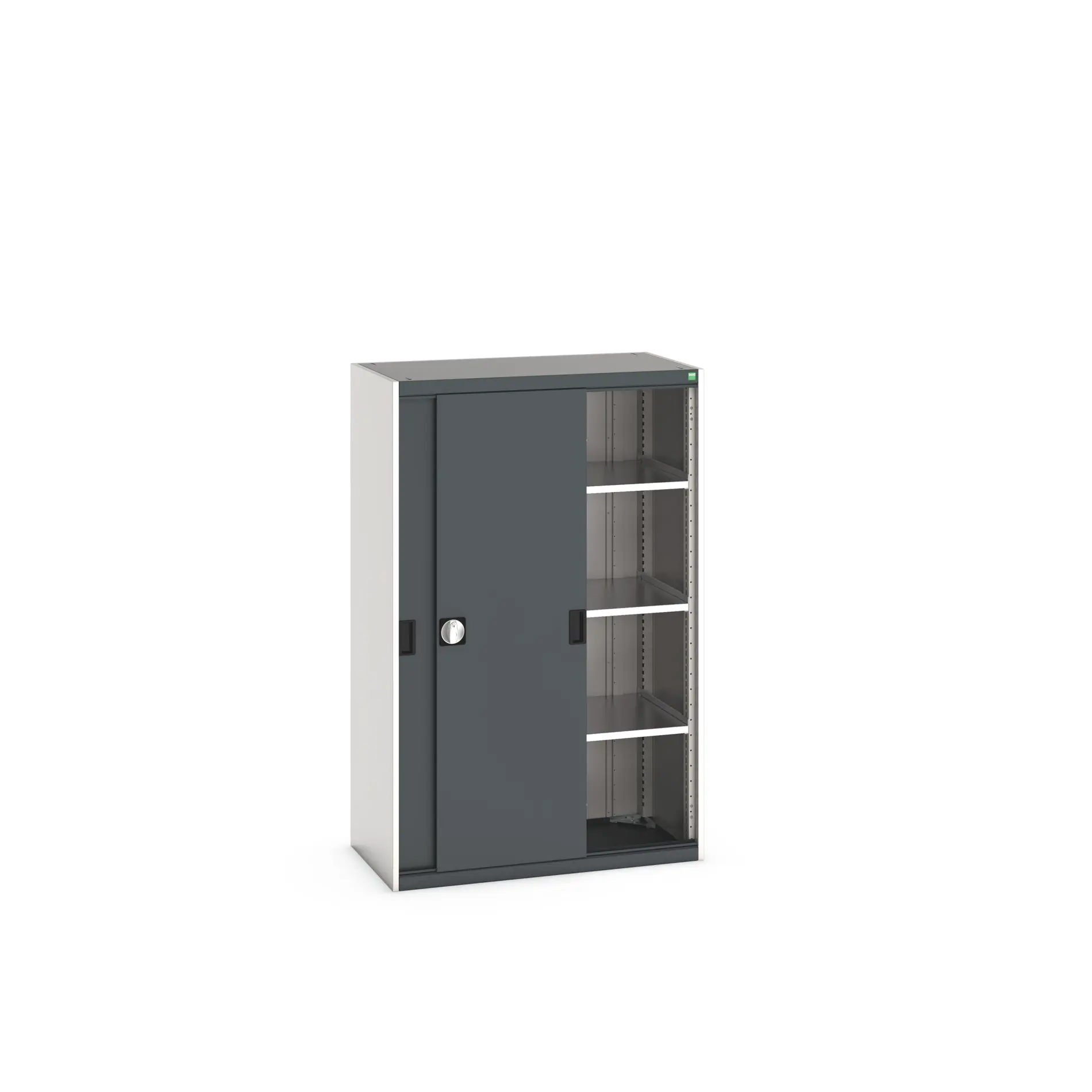 Produktfoto 1 von Bott Schrank Typ Regalschrank Bodenmontage 2 Tür/en 3 Regal/e Stahlblech