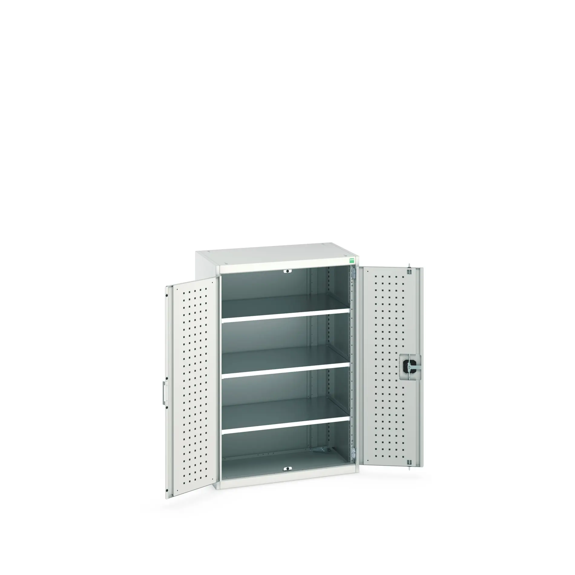 Produktfoto 1 von Bott Schrank Typ Regalschrank Bodenmontage 2 Tür/en 3 Regal/e Stahlblech