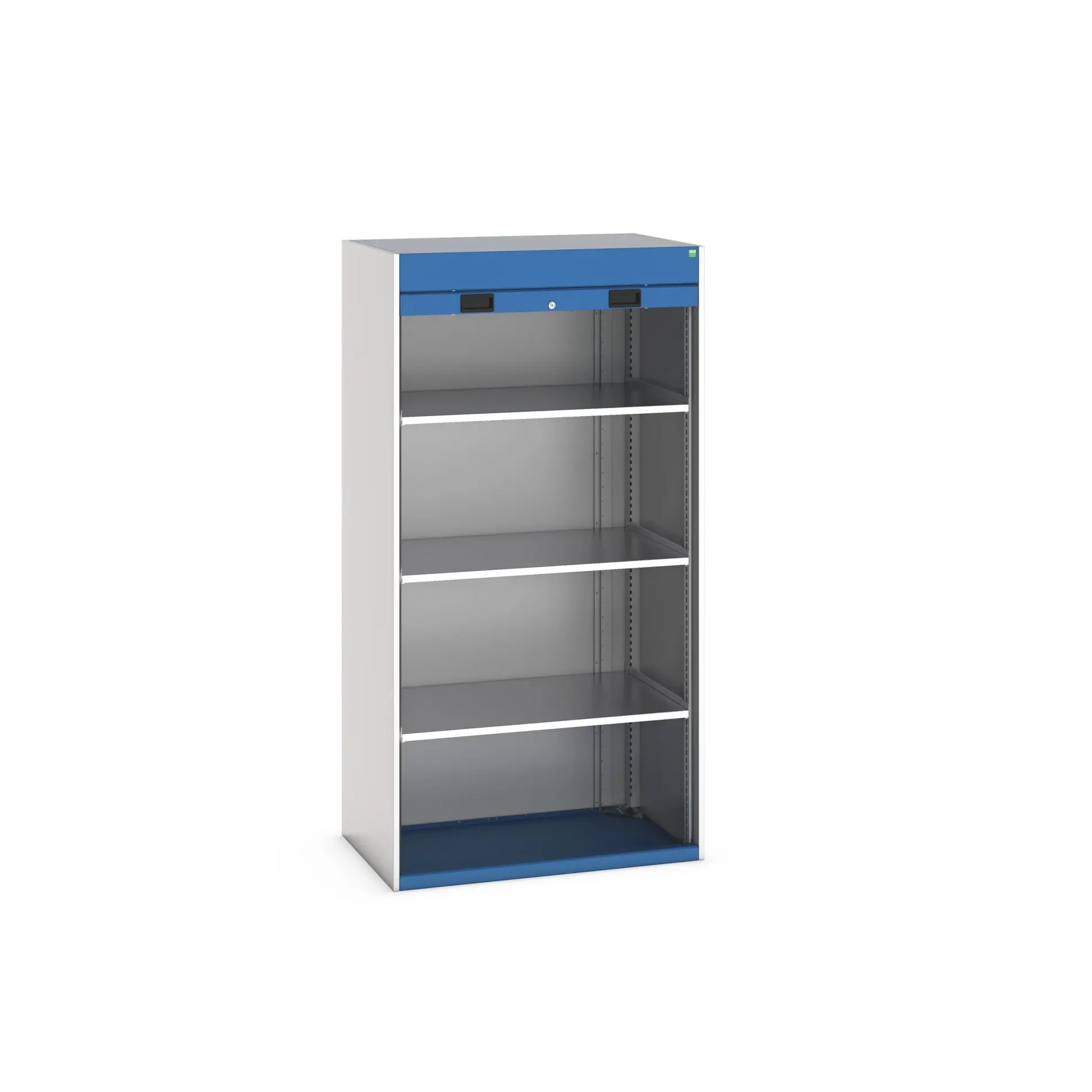 Produktfoto 1 von Bott Aufbewahrungsschrank Typ Regalschrank Freistehend 1 Tür/en 3 Regal/e 2000 mm 1050 mm 650 mm Stahlblech
