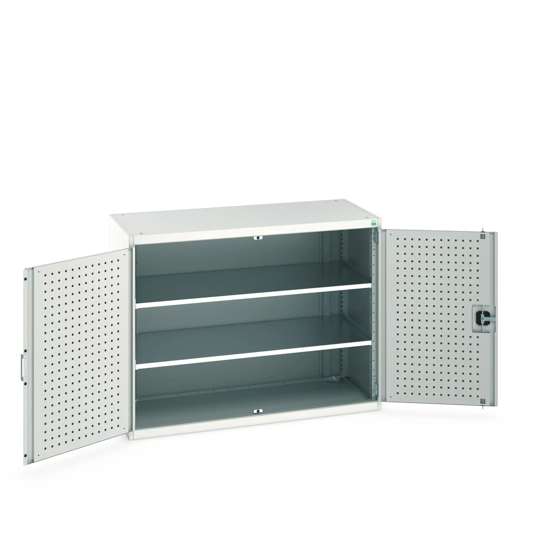 Produktfoto 1 von Bott Schrank Typ Regalschrank Bodenmontage 2 Tür/en 2 Regal/e Stahlblech