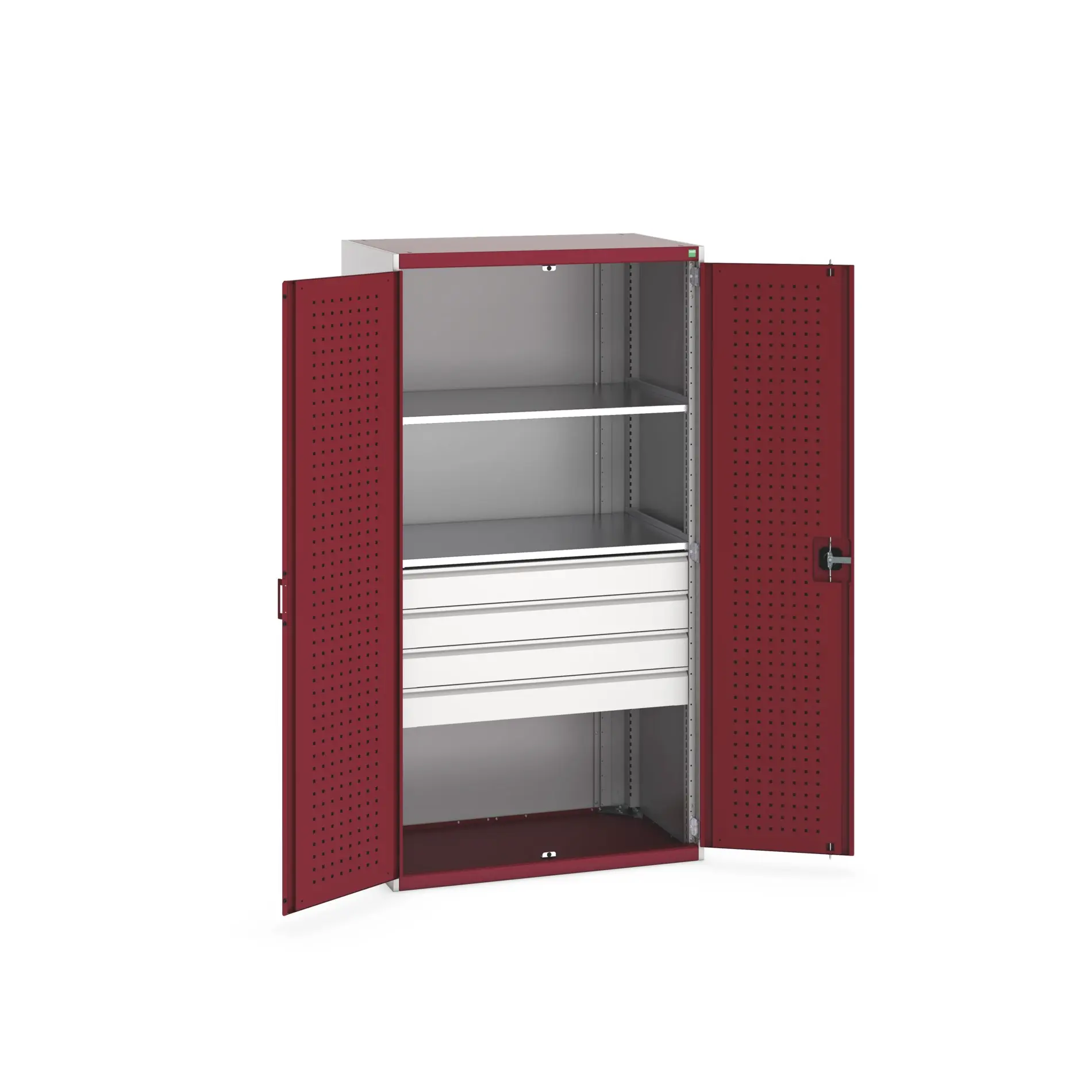 Produktfoto 1 von Bott Aufbewahrungsschrank Typ Bestückter Schrank Freistehend 2 Tür/en 2 Regal/e 4 Schublade/n 2000 mm 1050 mm Ja 650 mm
