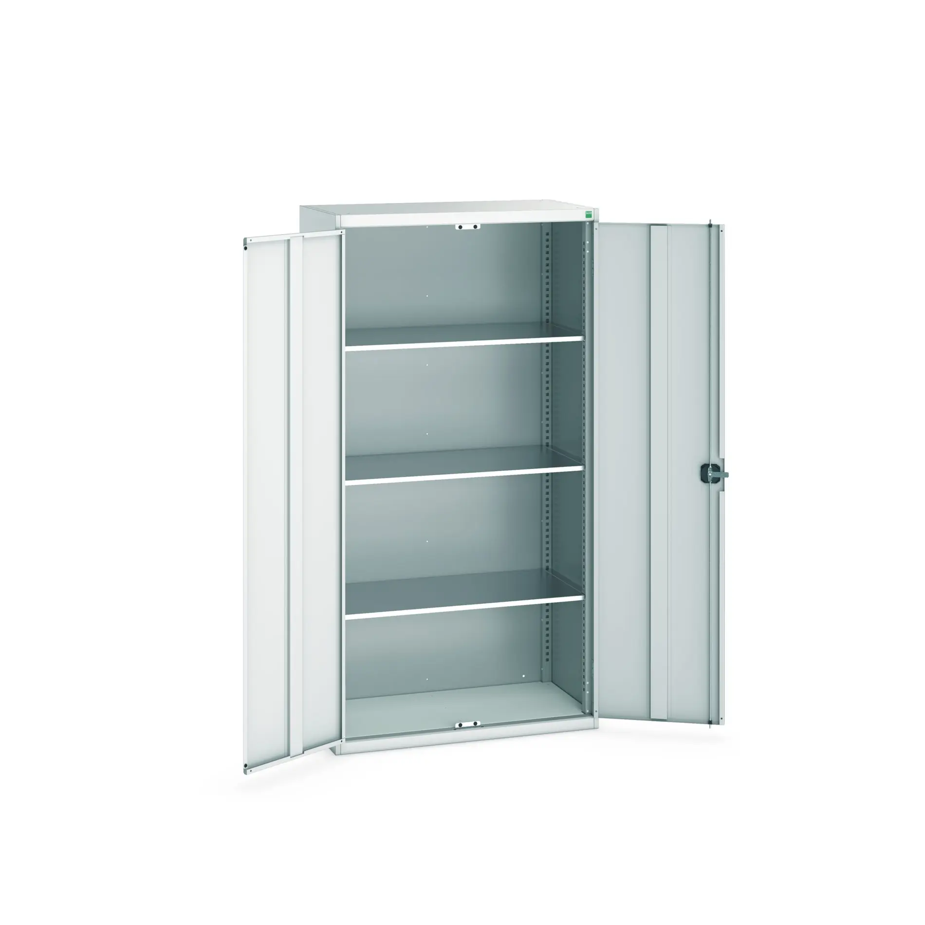 Produktfoto 1 von Bott Aufbewahrungsschrank Typ Regalschrank Freistehend 2 Tür/en 3 Regal/e 2000 mm 1050 mm 525 mm Stahlblech