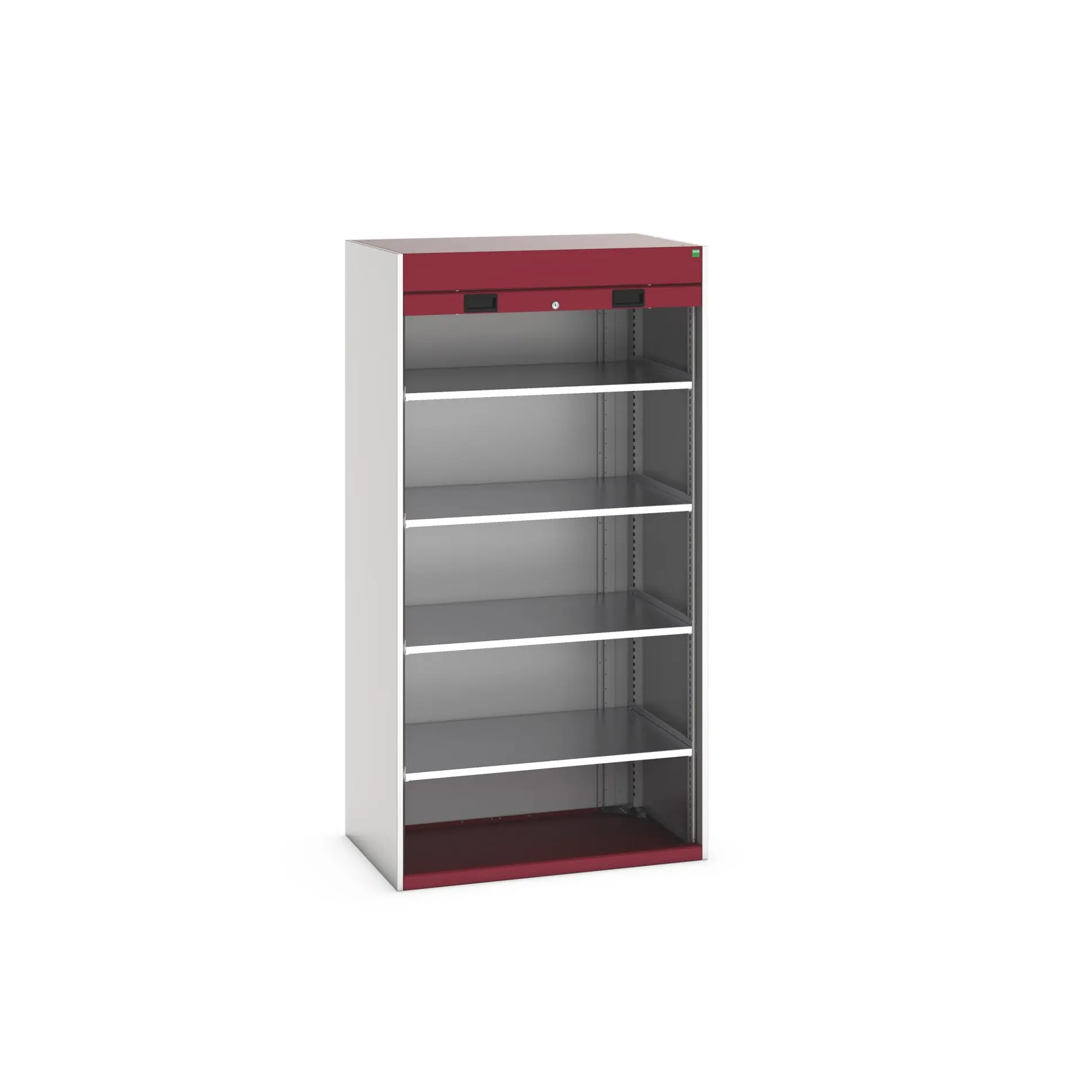 Produktfoto 1 von Bott Aufbewahrungsschrank Typ Regalschrank Freistehend 1 Tür/en 4 Regal/e 2000 mm 1050 mm 650 mm Stahlblech