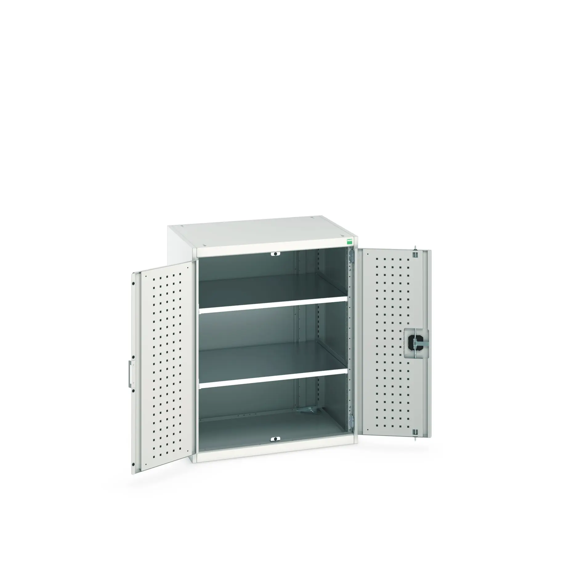 Produktfoto 1 von Bott Schrank Typ Regalschrank Bodenmontage 2 Tür/en 2 Regal/e Stahlblech