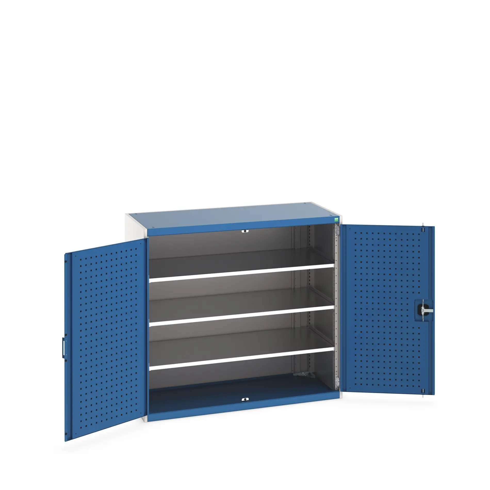 Produktfoto 1 von Bott Aufbewahrungsschrank Typ Regalschrank Freistehend 2 Tür/en 3 Regal/e 1200 mm 1300 mm Ja 650 mm Stahlblech