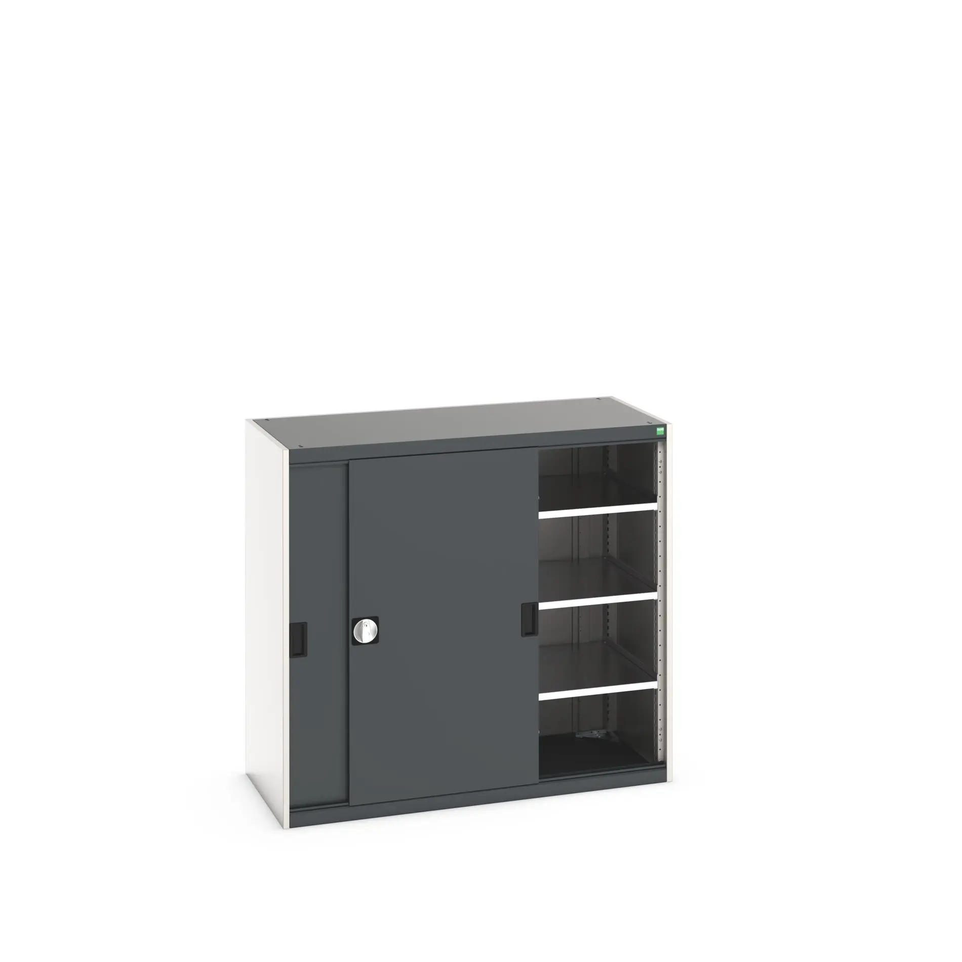 Produktfoto 1 von Bott Schrank Typ Regalschrank Bodenmontage 2 Tür/en 3 Regal/e Stahlblech