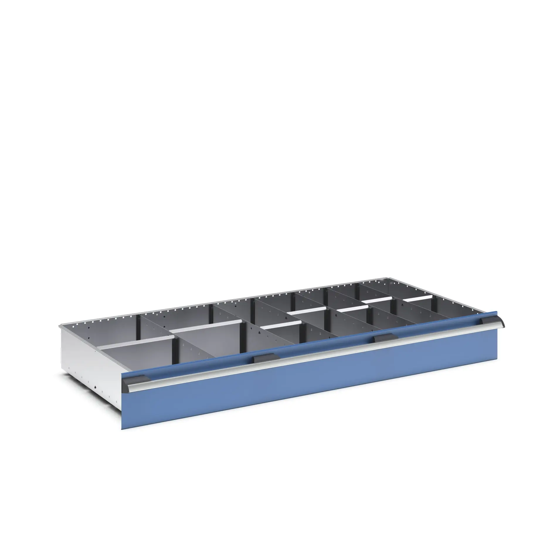 Produktfoto 1 von Bott Trennwandset, Typ Trennwand für Schubladen, Stahlblech, Silber