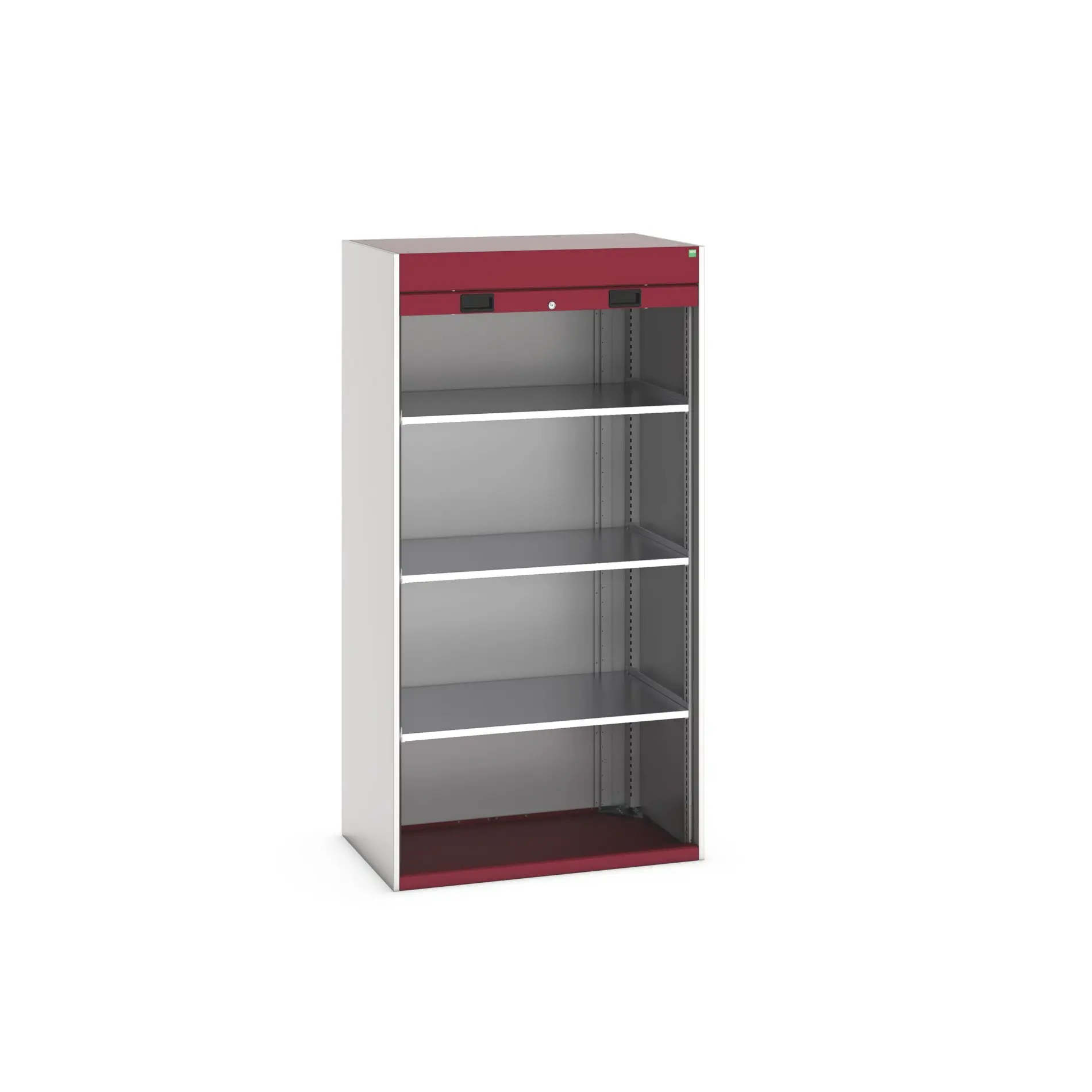 Produktfoto 1 von Bott Aufbewahrungsschrank Typ Regalschrank Freistehend 1 Tür/en 3 Regal/e 2000 mm 1050 mm 650 mm Stahlblech