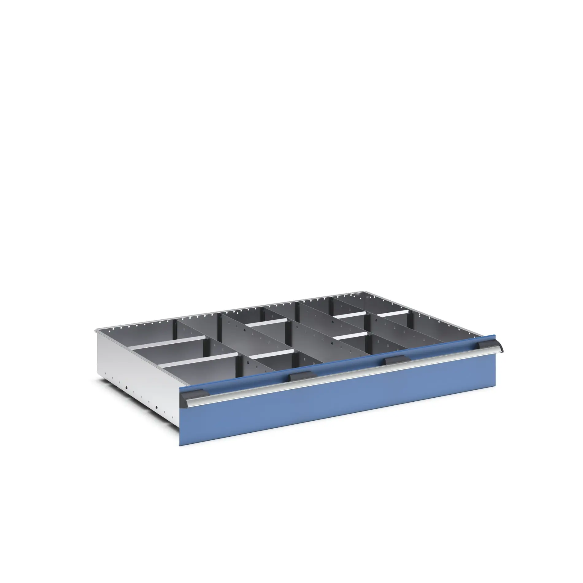 Produktfoto 1 von Bott Trennwandset, Typ Trennwand für Schubladen, Stahlblech, Silber