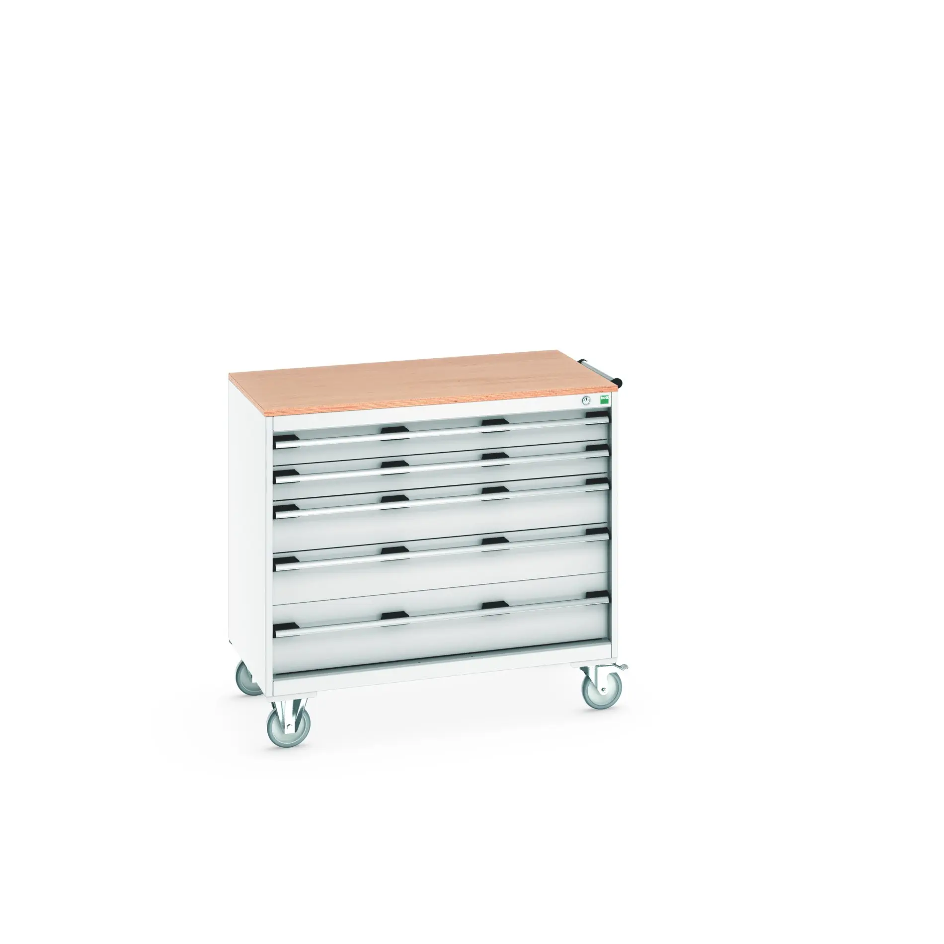 Produktfoto 1 von Bott Aufbewahrungsschrank Typ Beweglicher Schrank Bodenmontage 5 Schublade/n Stahlblech