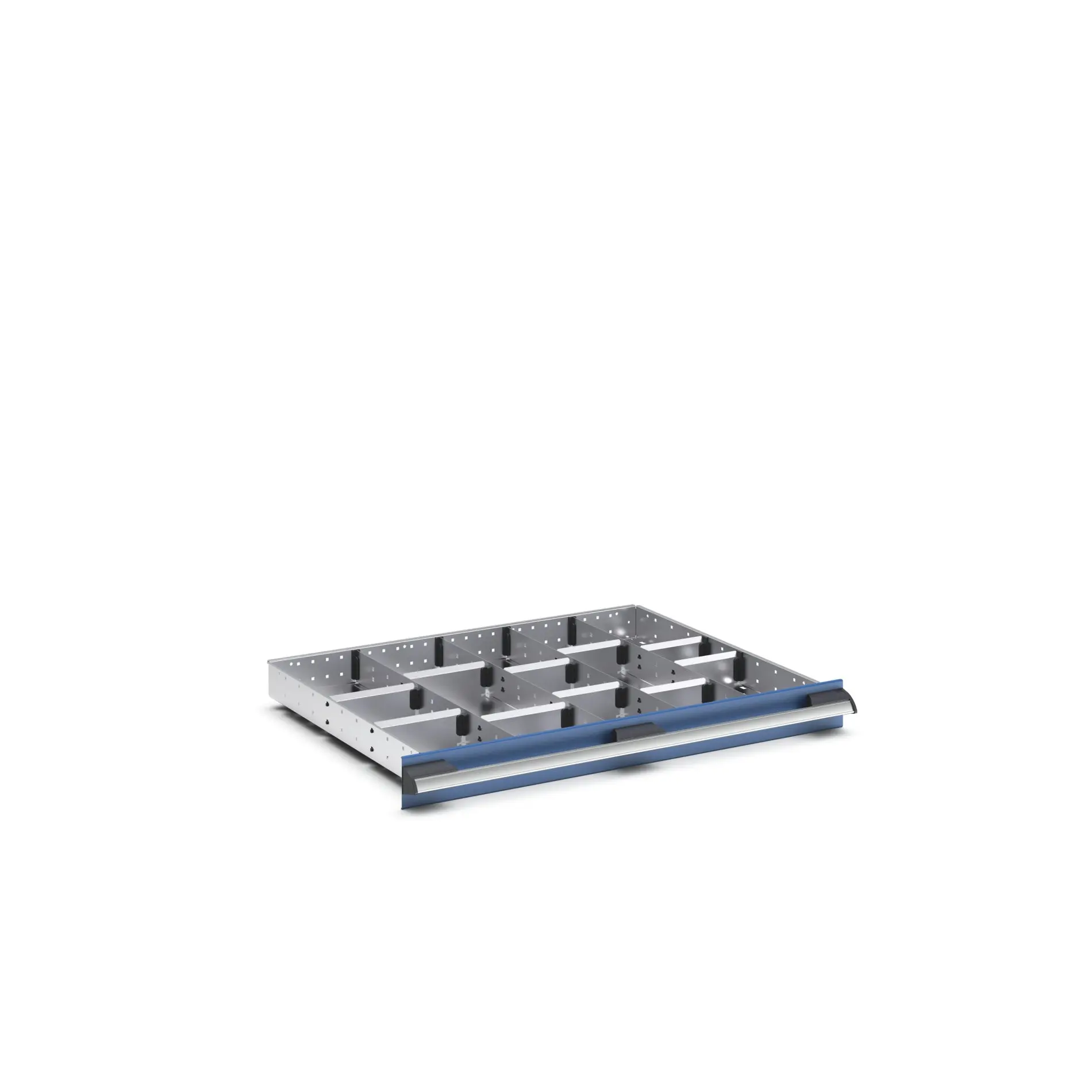 Produktfoto 1 von Bott Trennwandset, Typ Trennwand für Schubladen, Stahlblech, Silber