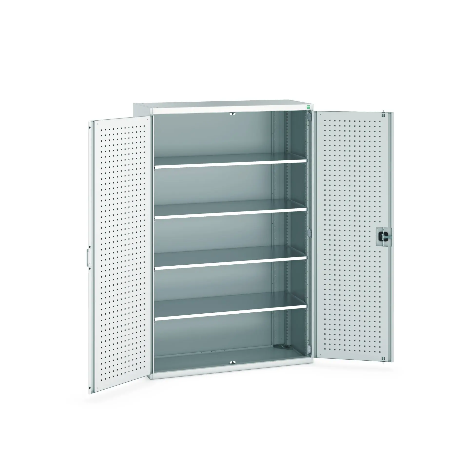 Produktfoto 1 von Bott Aufbewahrungsschrank Typ Regalschrank Freistehend 2 Tür/en 4 Regal/e 2000 mm 1300 mm Ja 525 mm Stahlblech