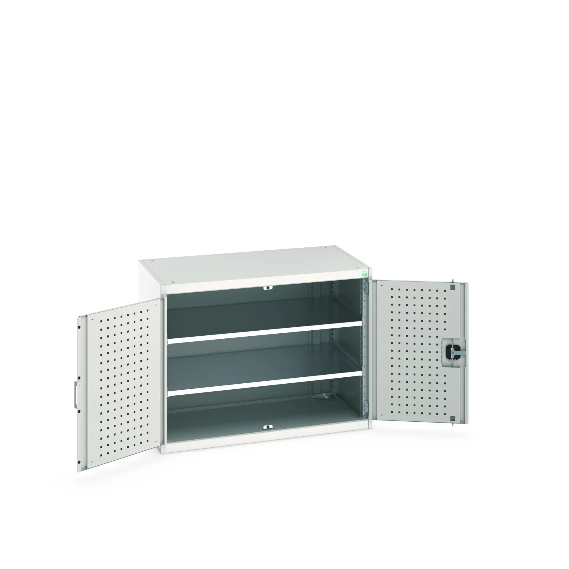Produktfoto 1 von Bott Schrank Typ Regalschrank Bodenmontage 2 Tür/en 2 Regal/e Stahlblech