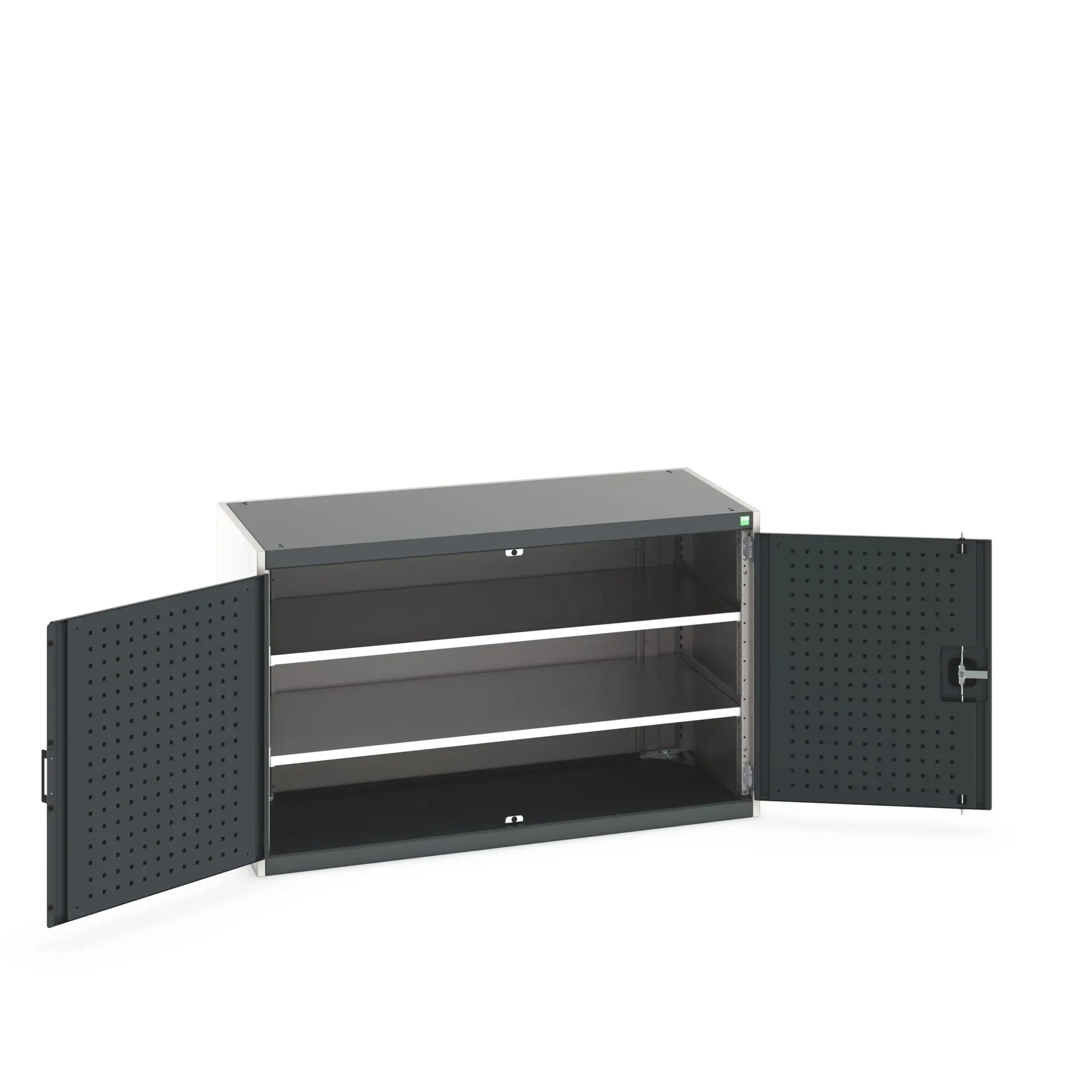 Produktfoto 1 von Bott Schrank Typ Regalschrank Bodenmontage 2 Tür/en 2 Regal/e Stahlblech