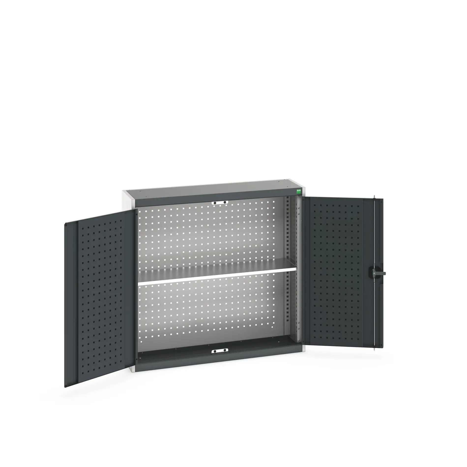 Produktfoto 1 von Bott Aufbewahrungsschrank Typ Wandschrank 2 Tür/en 1 Regal/e 1000 mm 1050 mm 325 mm Stahlblech