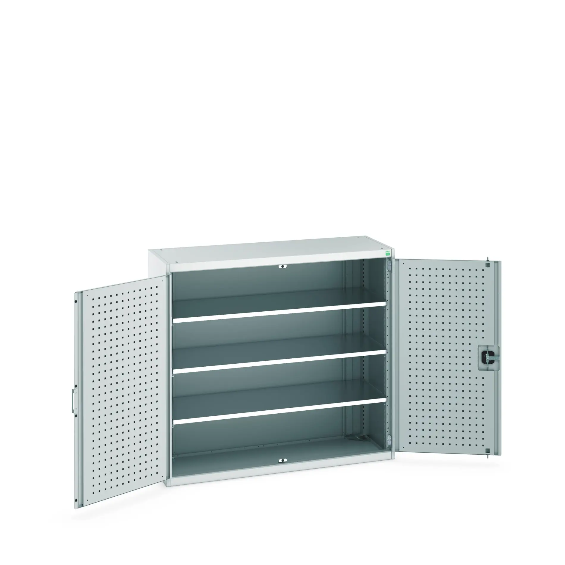 Produktfoto 1 von Bott Schrank Typ Regalschrank Bodenmontage 2 Tür/en 3 Regal/e Stahlblech