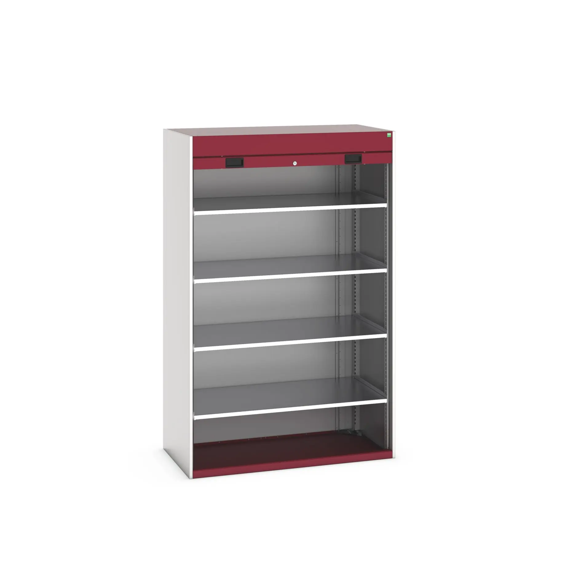 Produktfoto 1 von Bott Aufbewahrungsschrank Typ Regalschrank Freistehend 1 Tür/en 4 Regal/e 2000 mm 1300 mm 650 mm Stahlblech