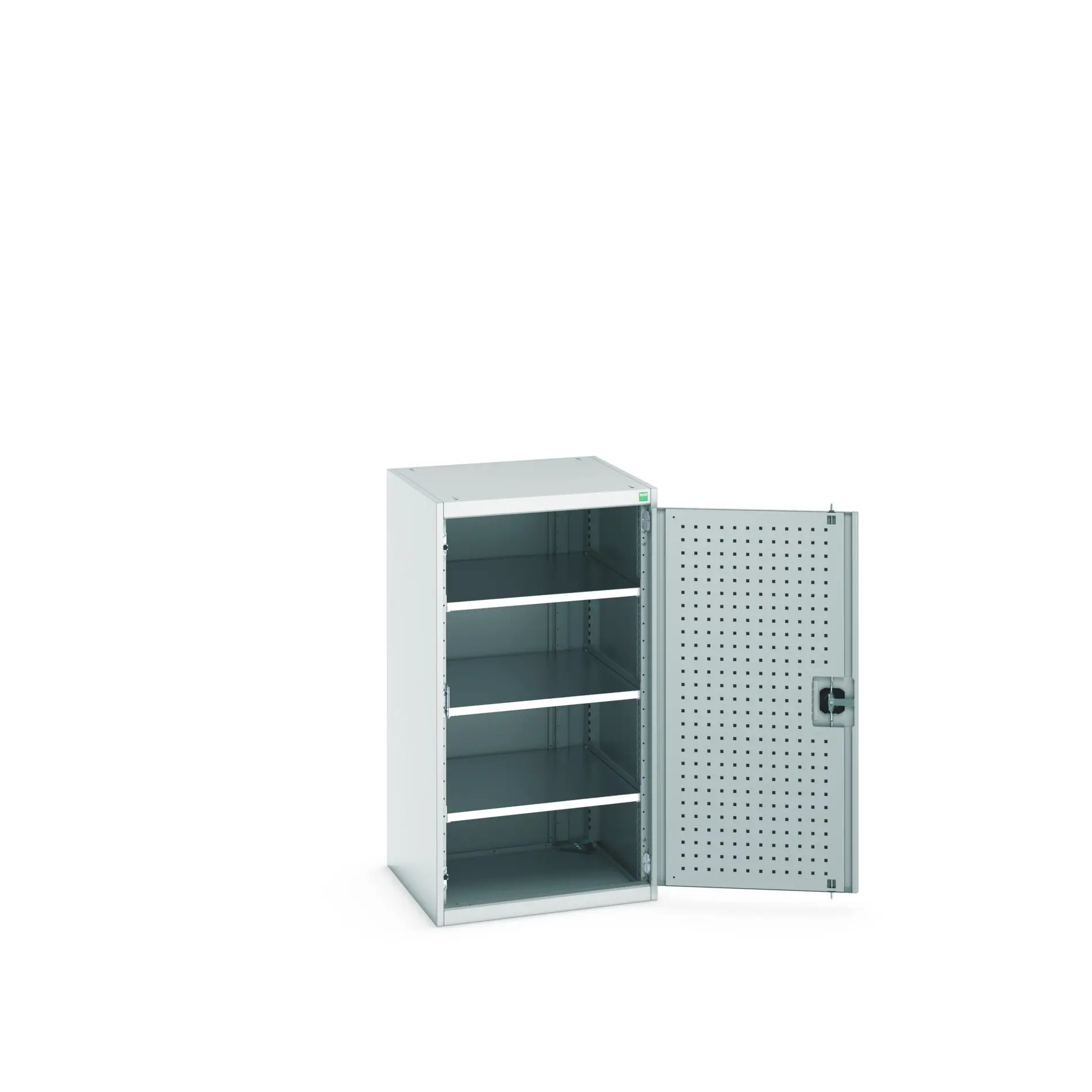 Produktfoto 1 von Bott Schrank Typ Regalschrank Bodenmontage 1 Tür/en 3 Regal/e Stahlblech