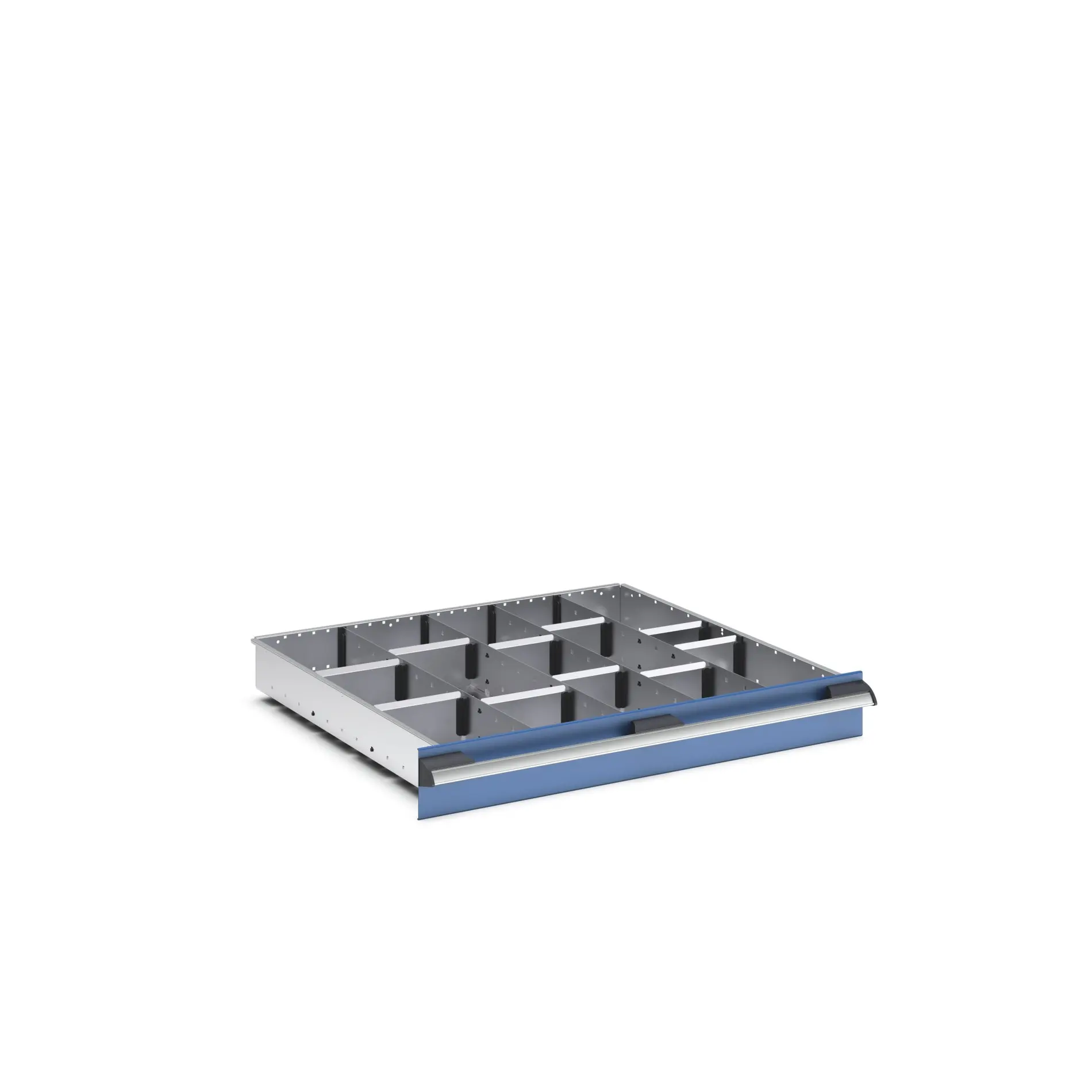 Produktfoto 1 von Bott Trennwandset, Typ Trennwand für Schubladen, Stahlblech, Silber