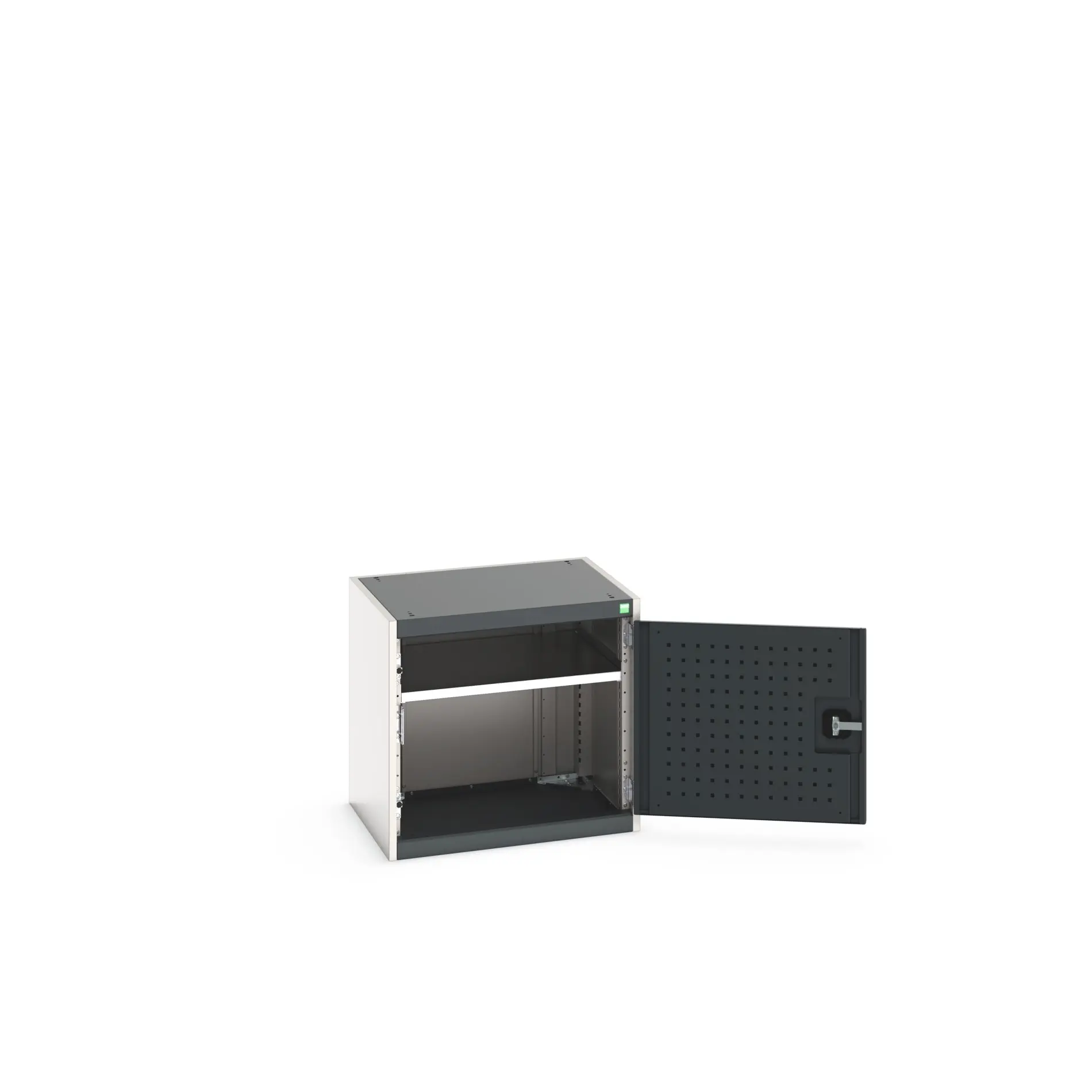 Produktfoto 1 von Bott Schrank Typ Regalschrank Bodenmontage 1 Tür/en 1 Regal/e Stahlblech