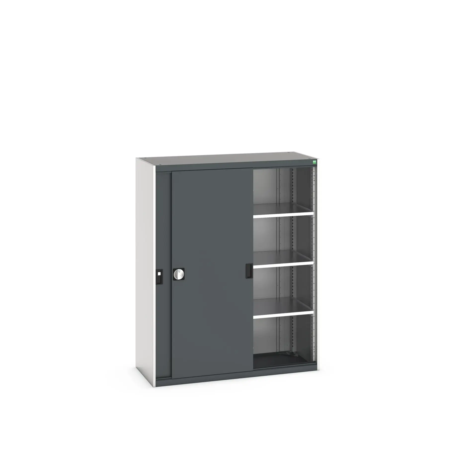 Produktfoto 1 von Bott Schrank Typ Regalschrank Freistehend 2 Tür/en 3 Regal/e 1600 mm 1300mm Abschließbar 525 mm Stahlblech