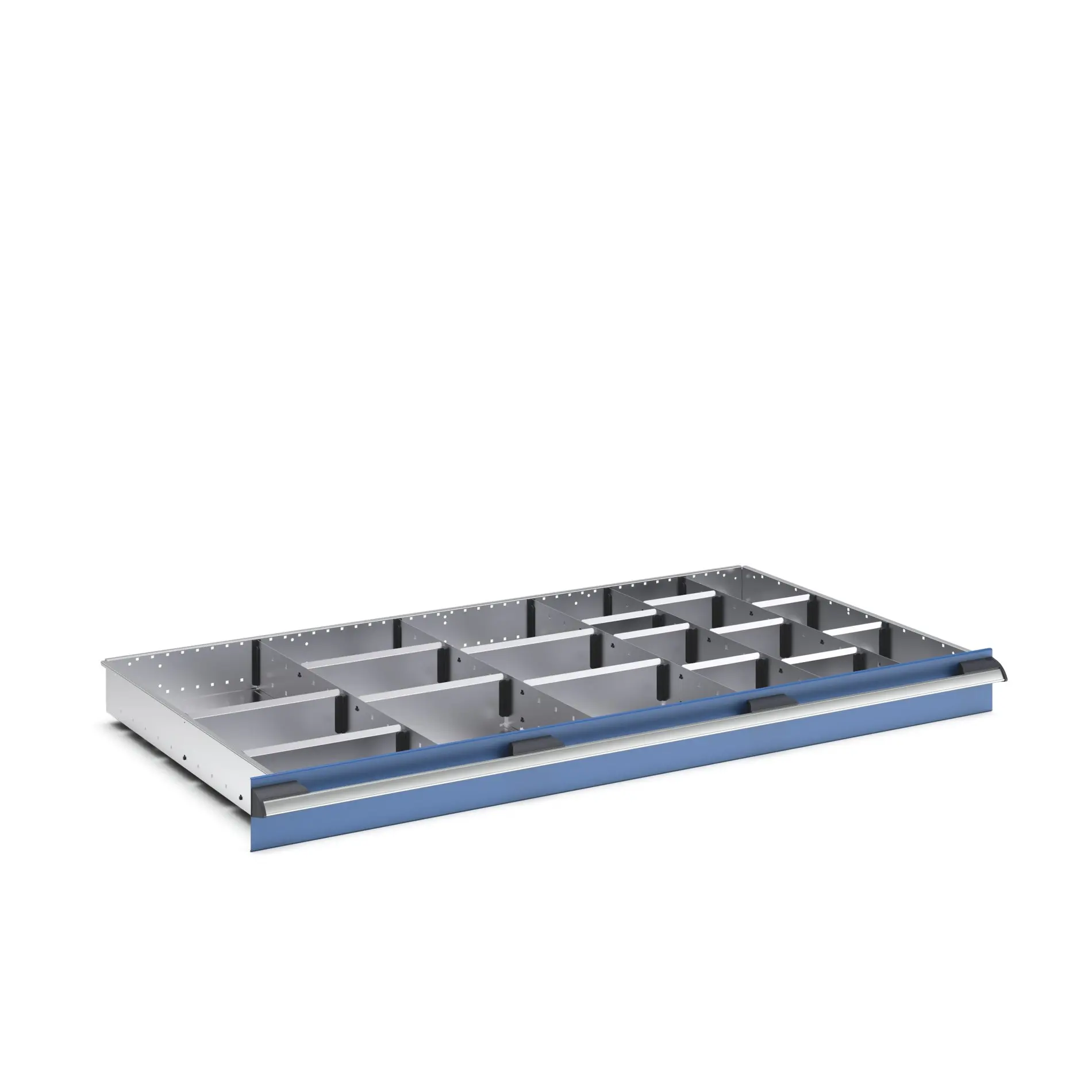 Produktfoto 1 von Bott Trennwandset, Typ Trennwand für Schubladen, Stahlblech, Silber
